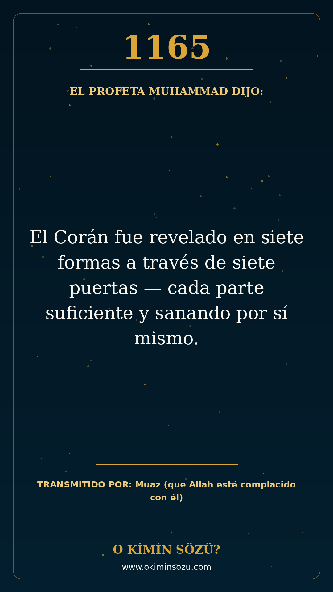 hadis 1165 es