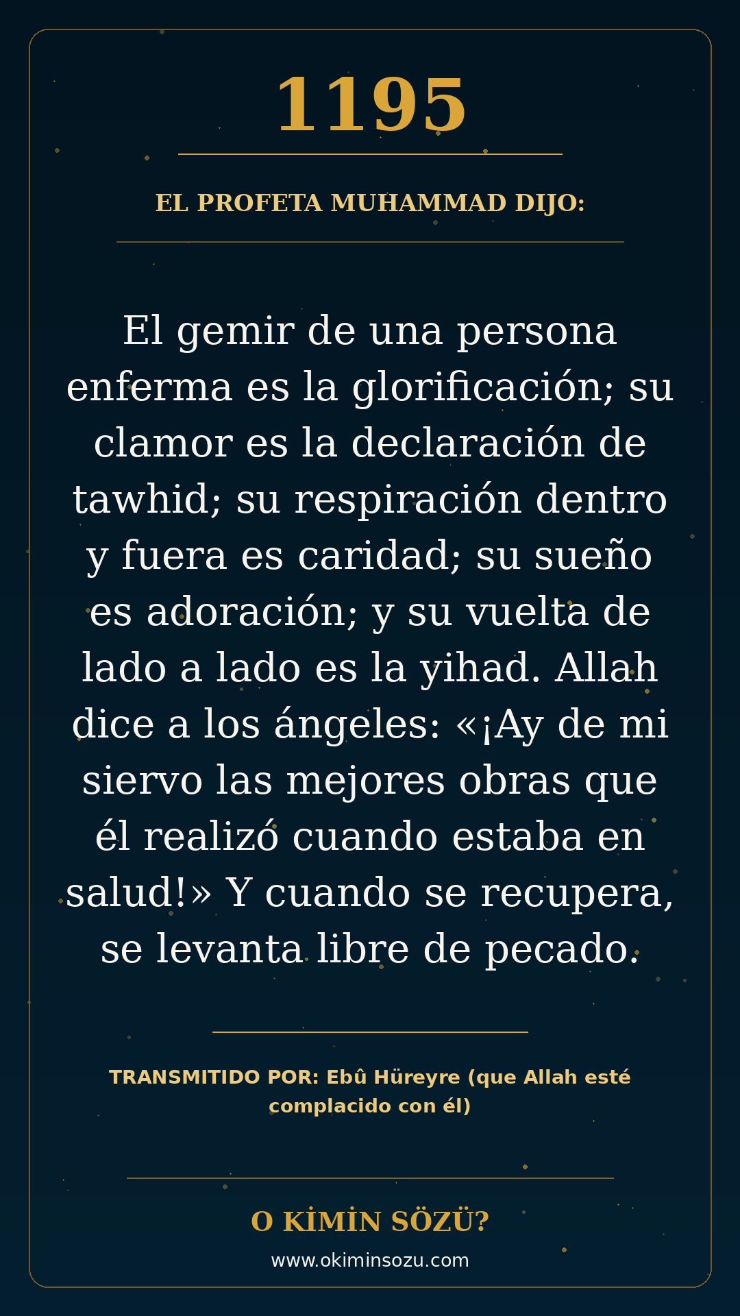 hadis 1195 es
