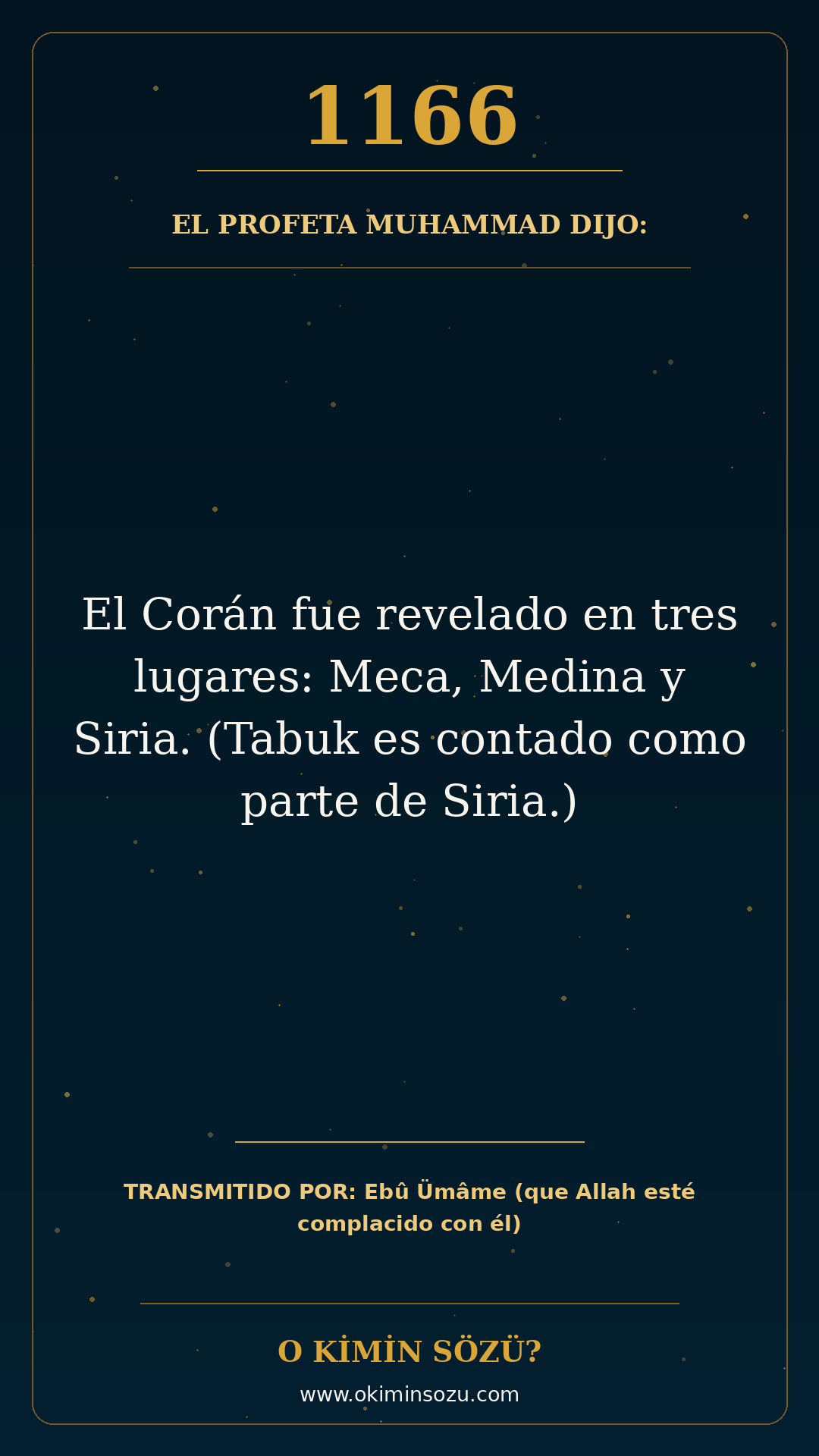 hadis 1166 es