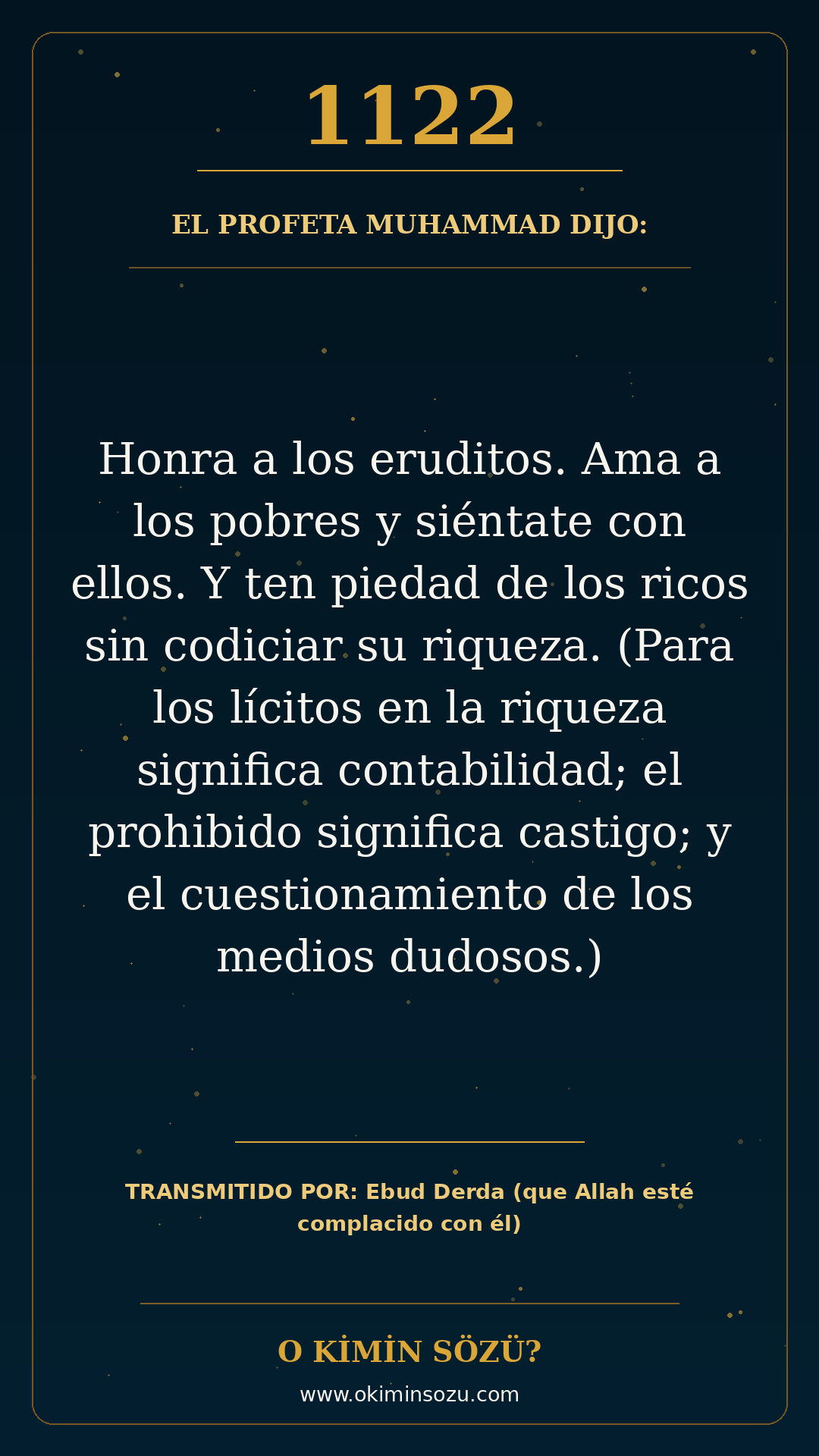 hadis 1122 es