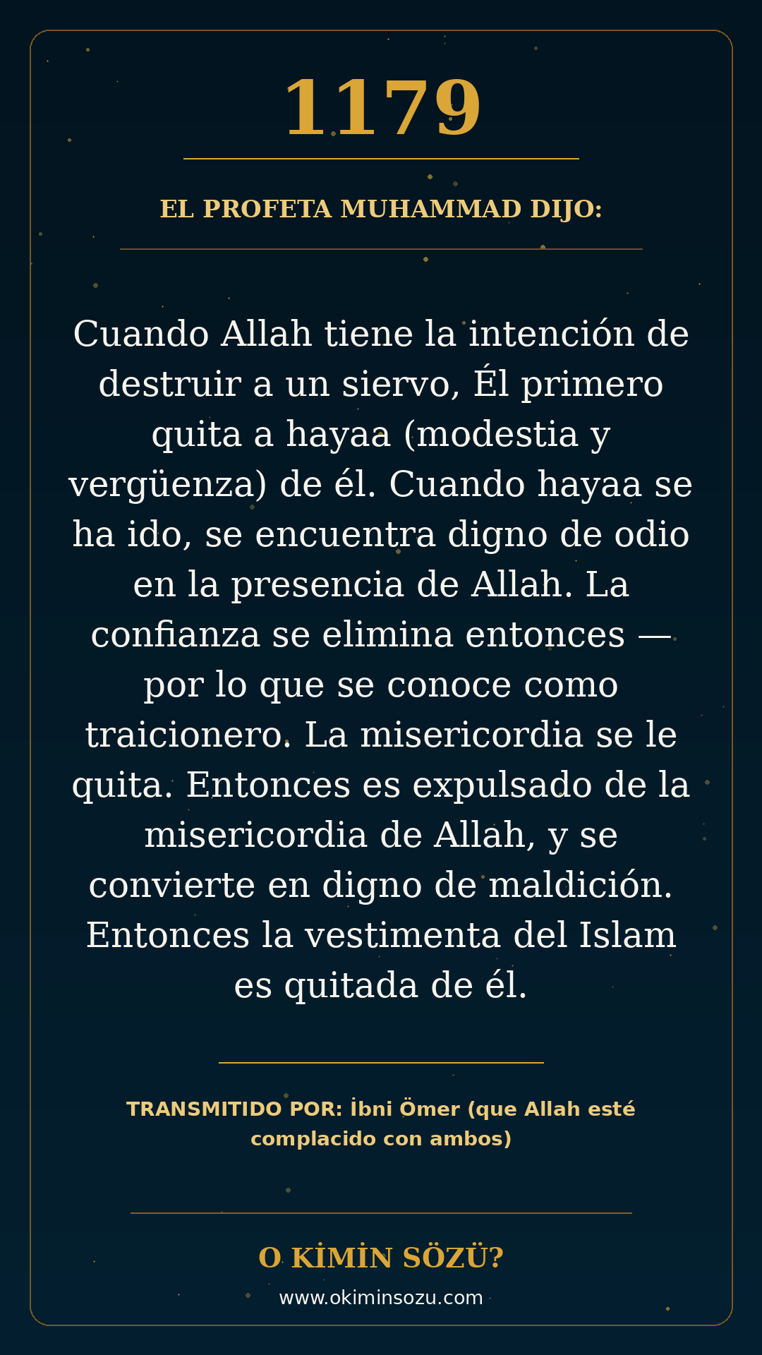 hadis 1179 es