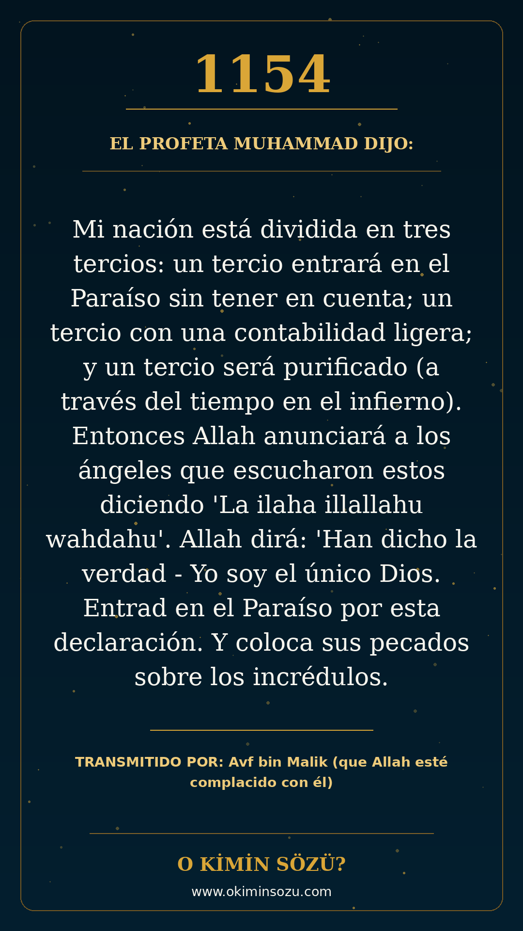 hadis 1154 es