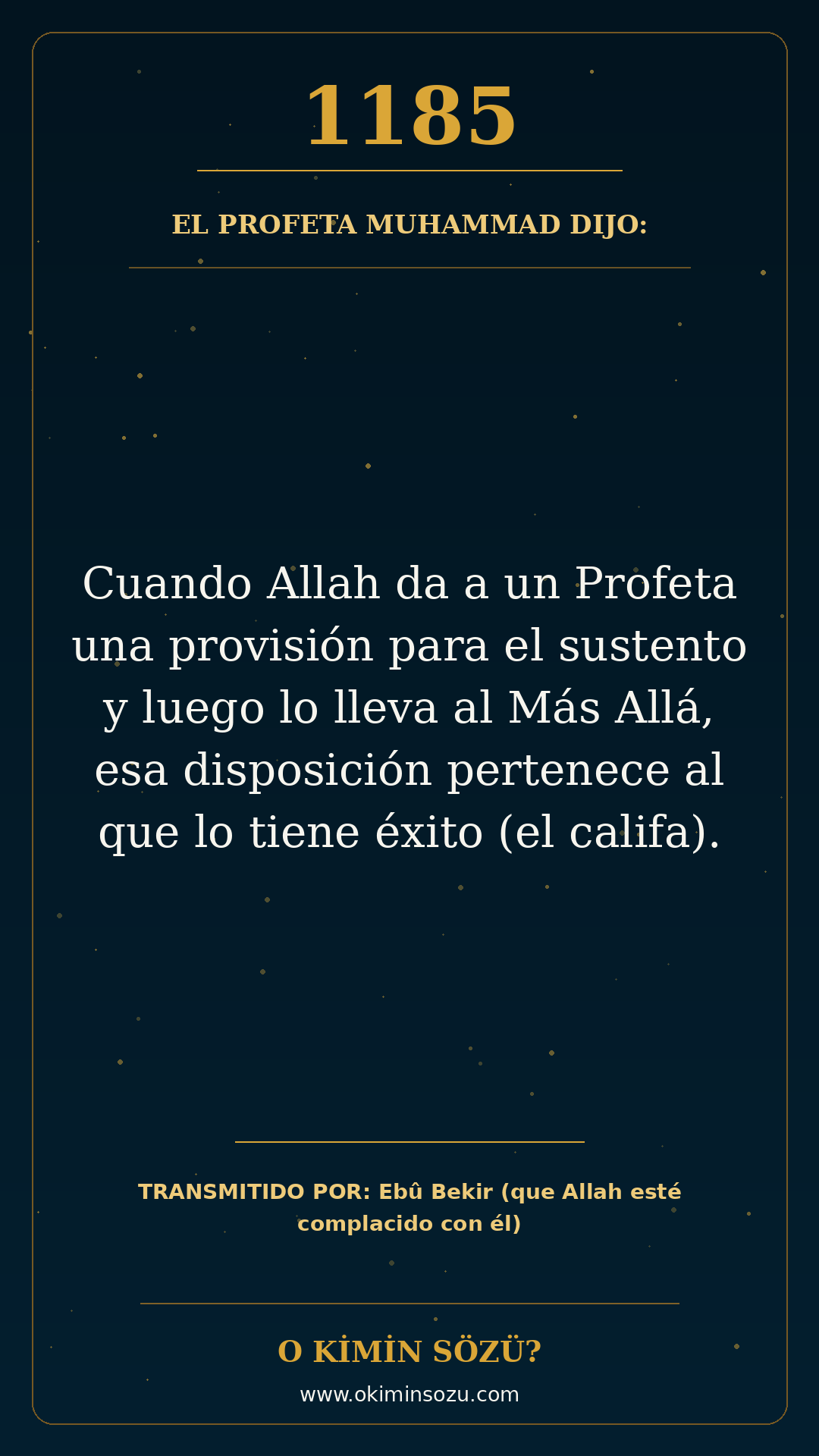 hadis 1185 es