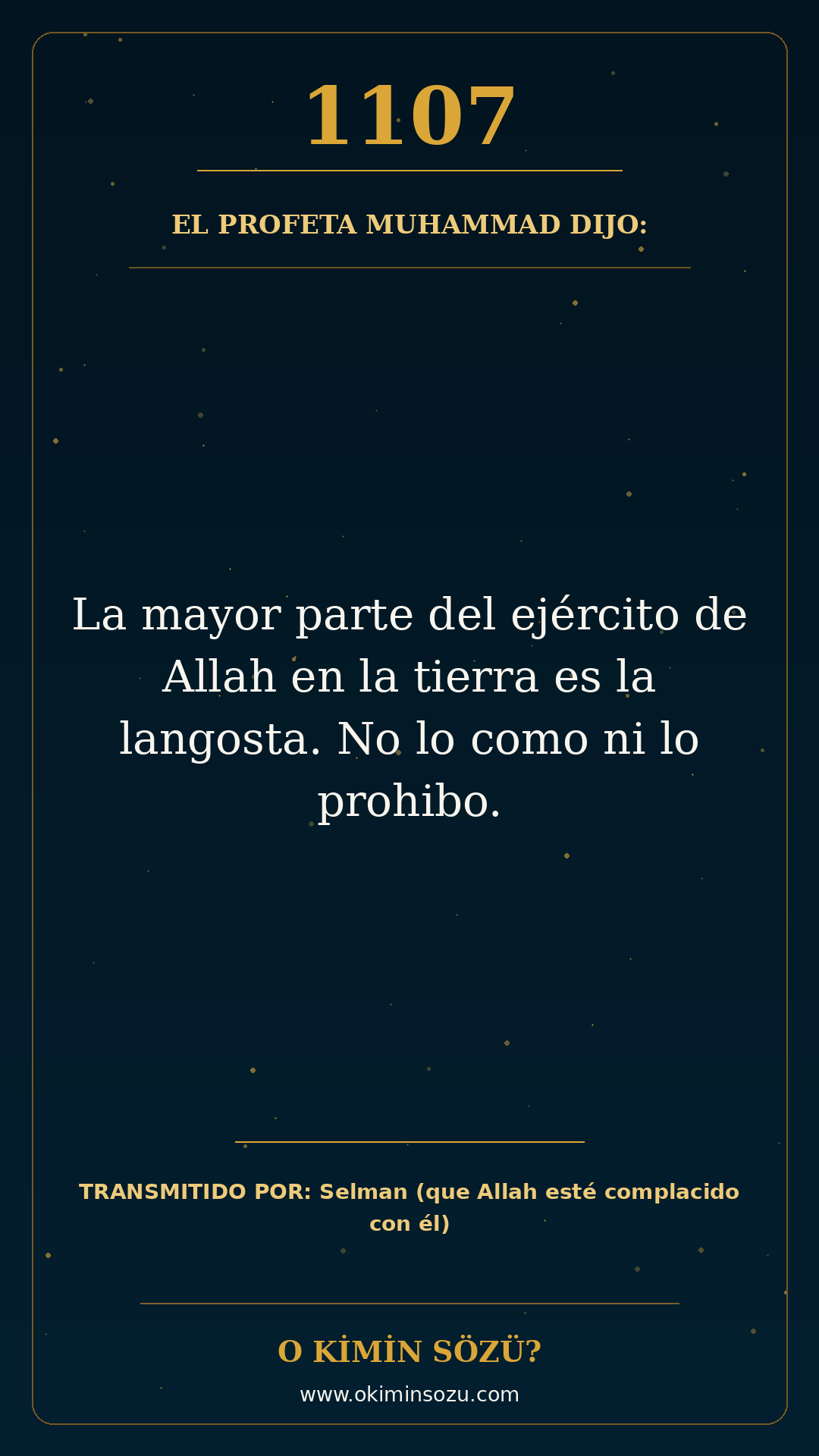hadis 1107 es
