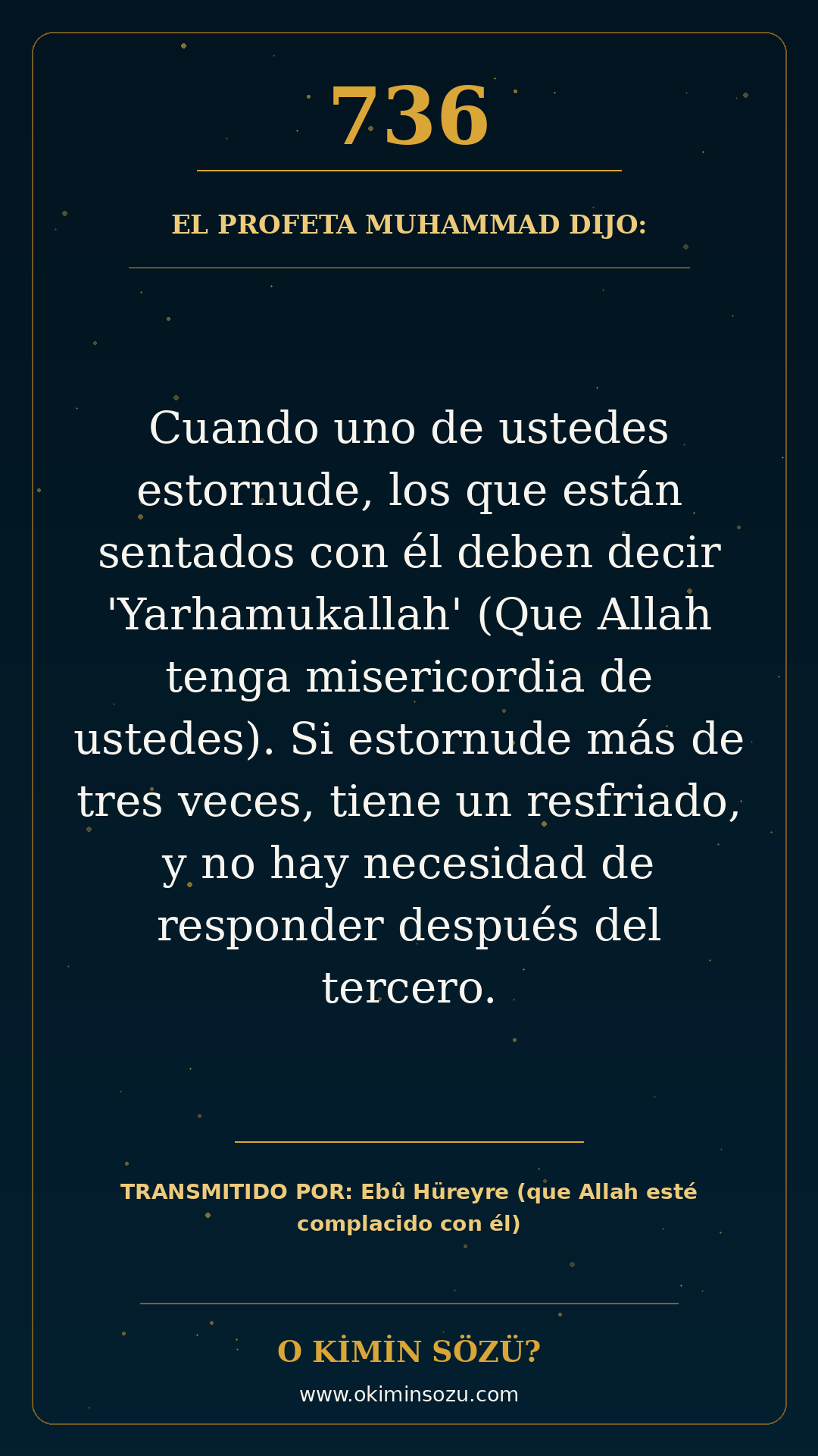 hadis 0736 es