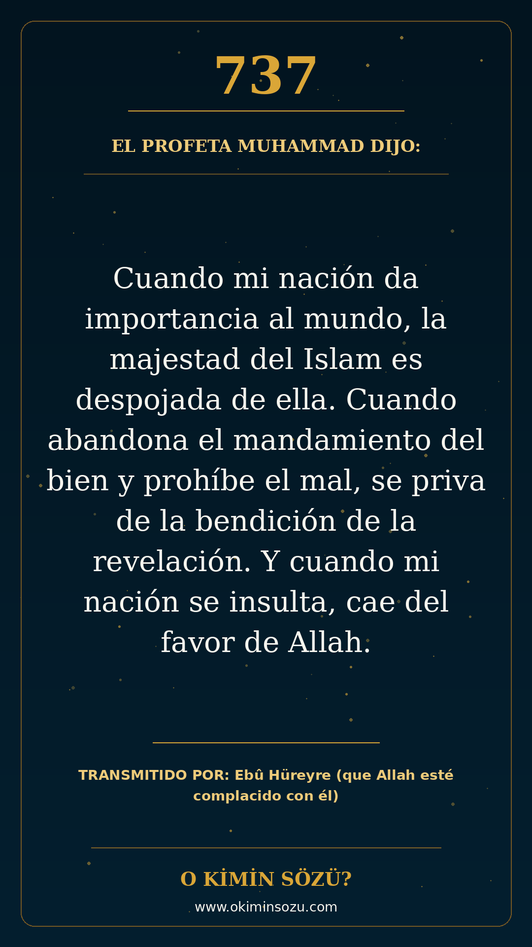 hadis 0737 es