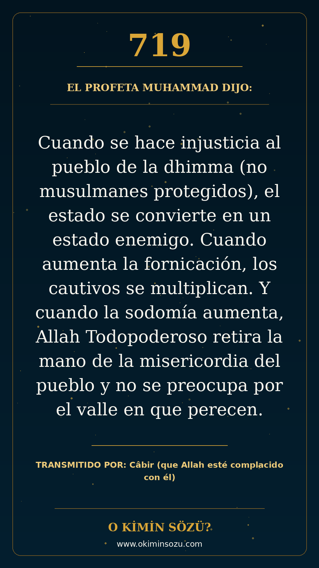 hadis 0719 es