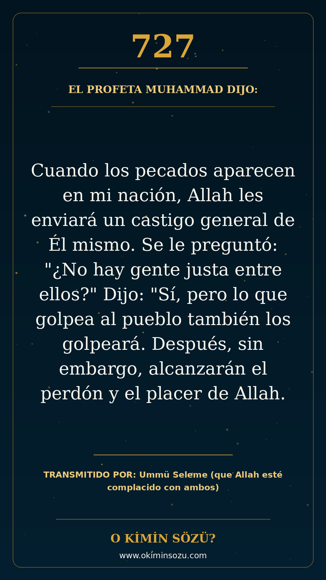 hadis 0727 es