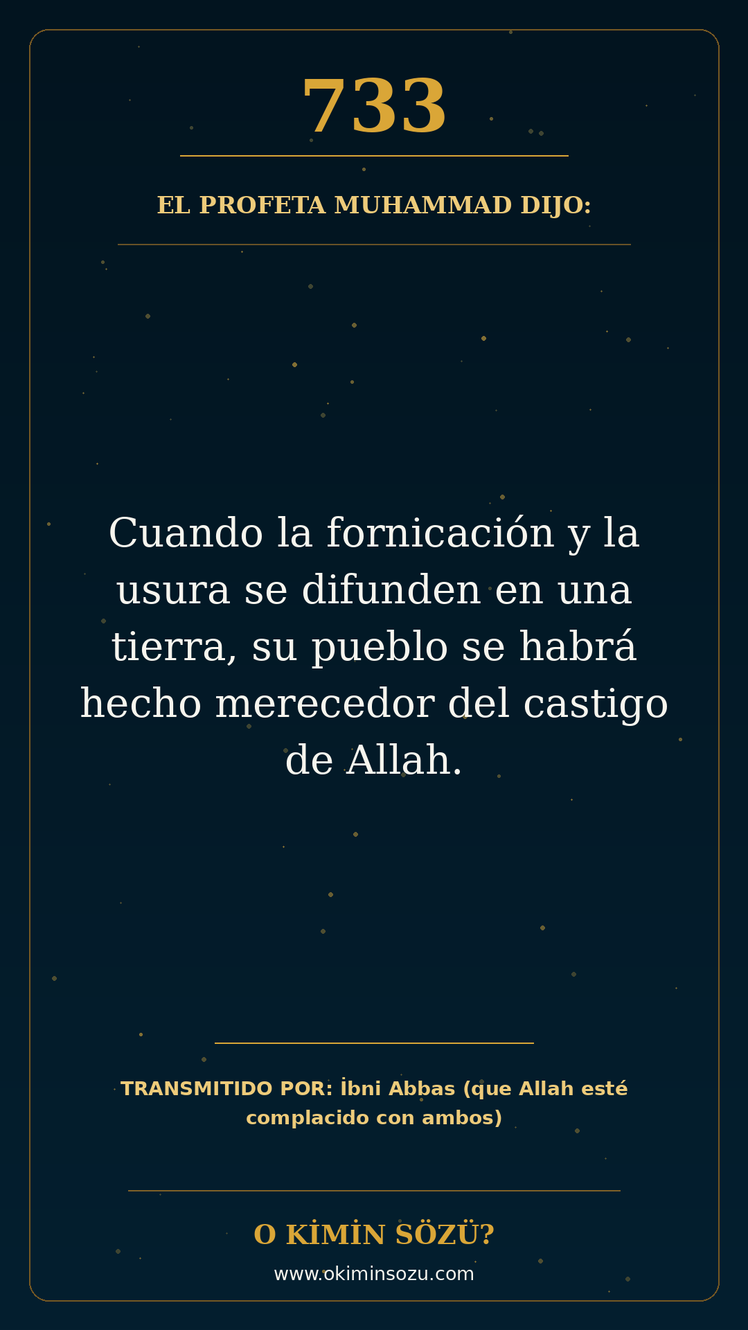 hadis 0733 es
