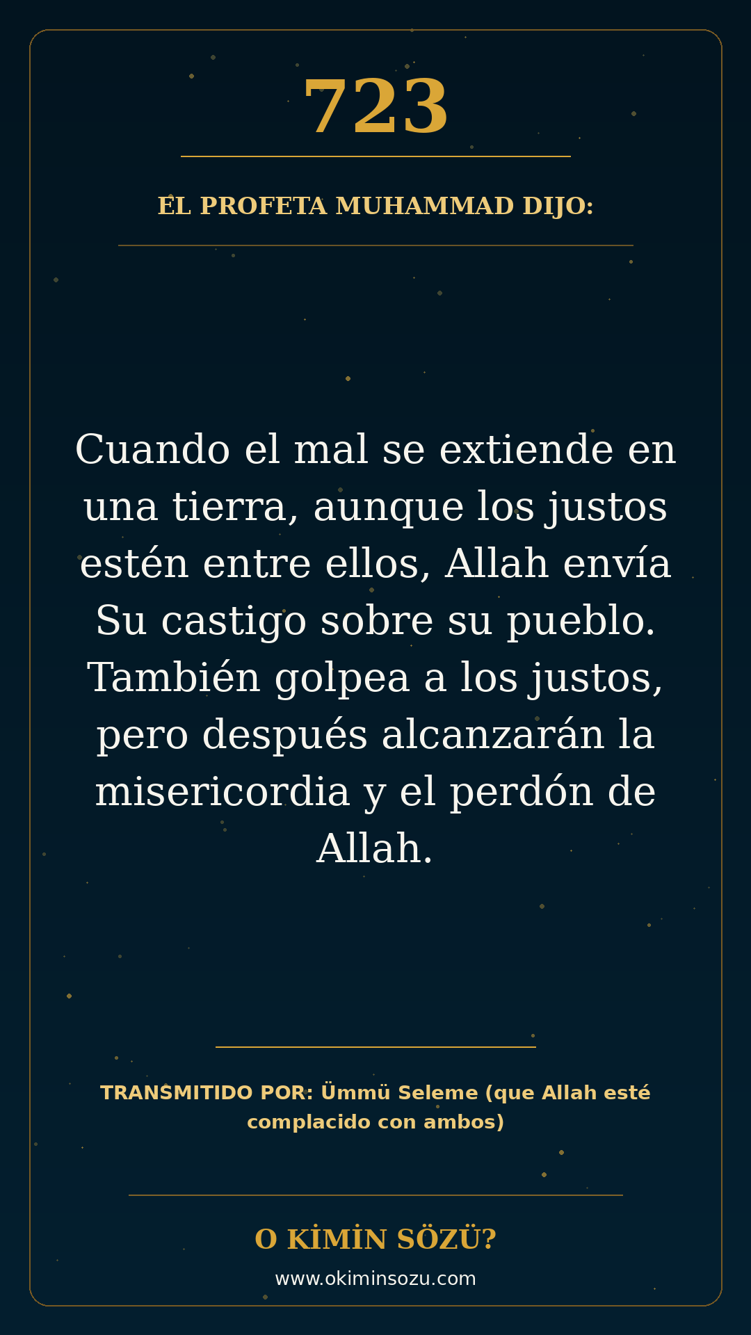 hadis 0723 es