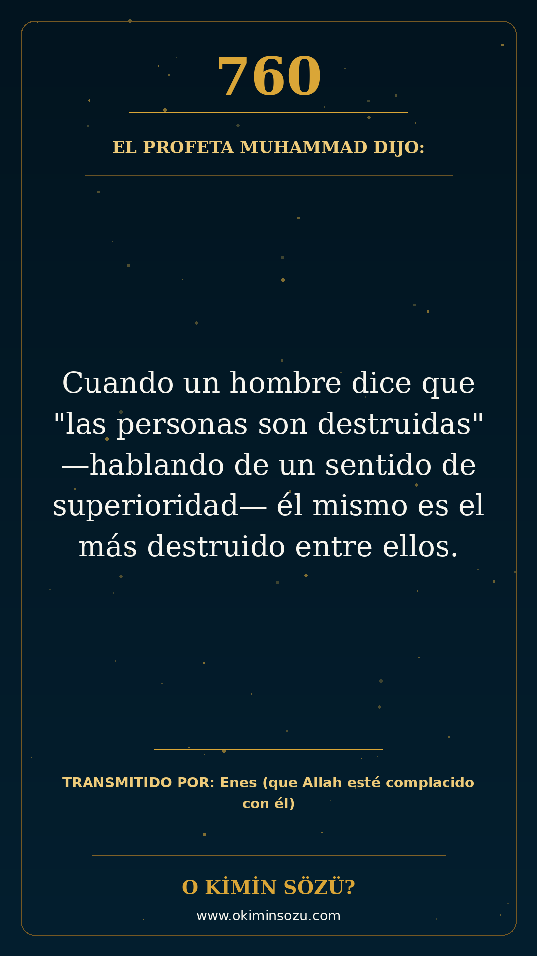 hadis 0760 es