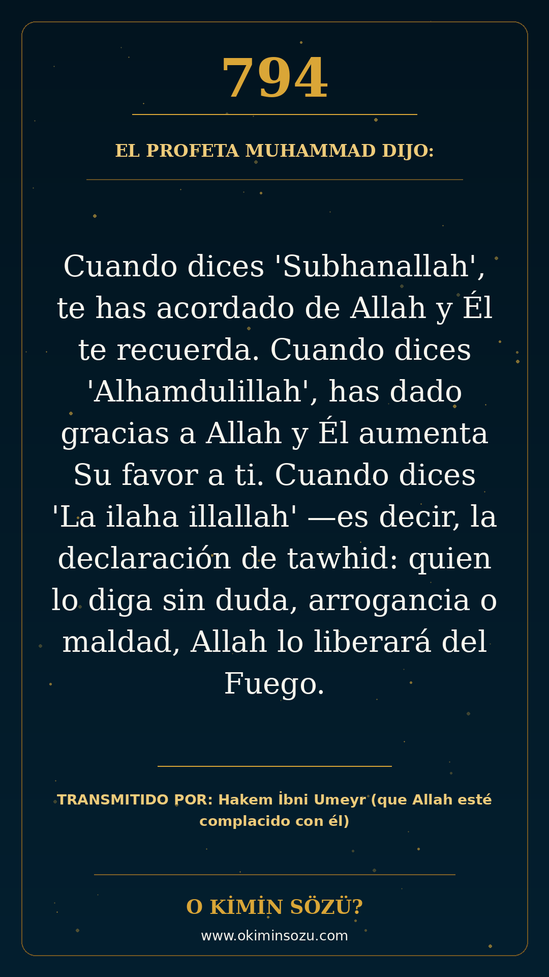 hadis 0794 es