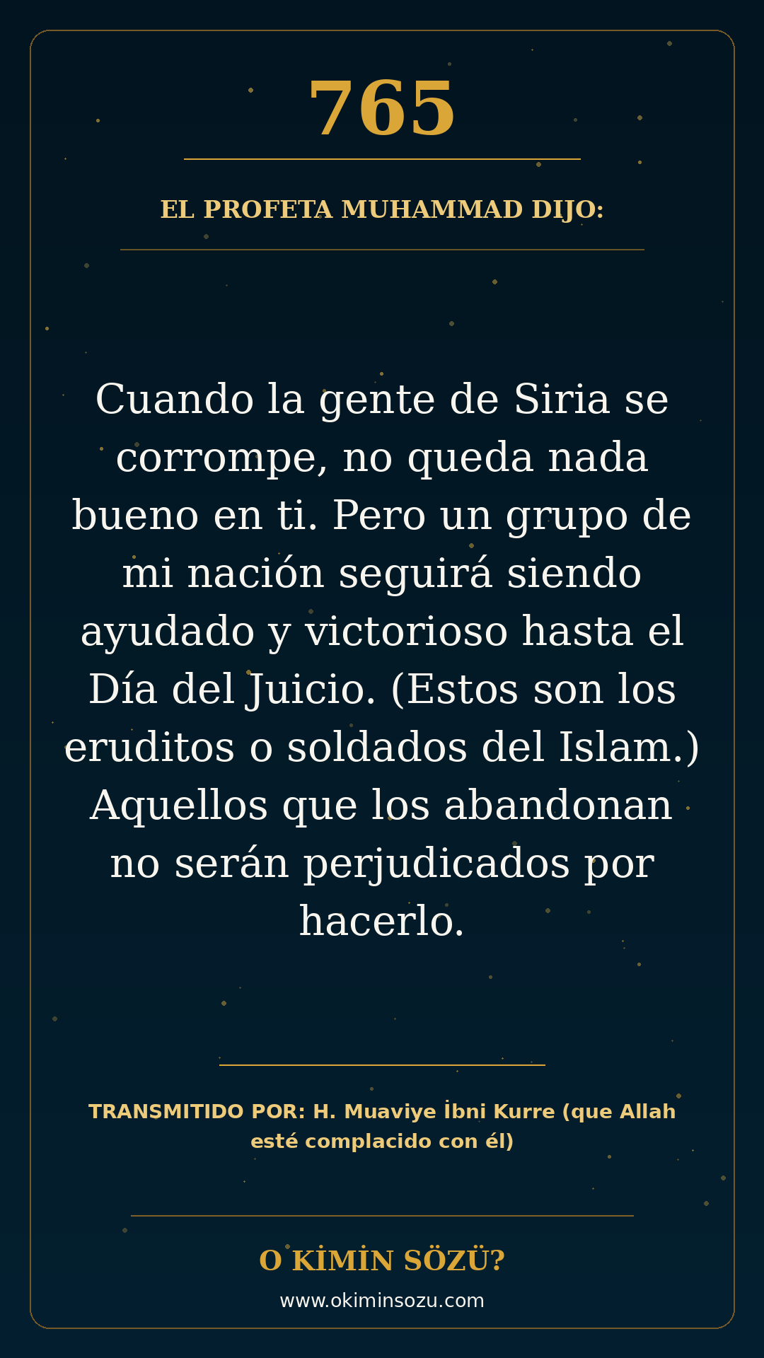 hadis 0765 es