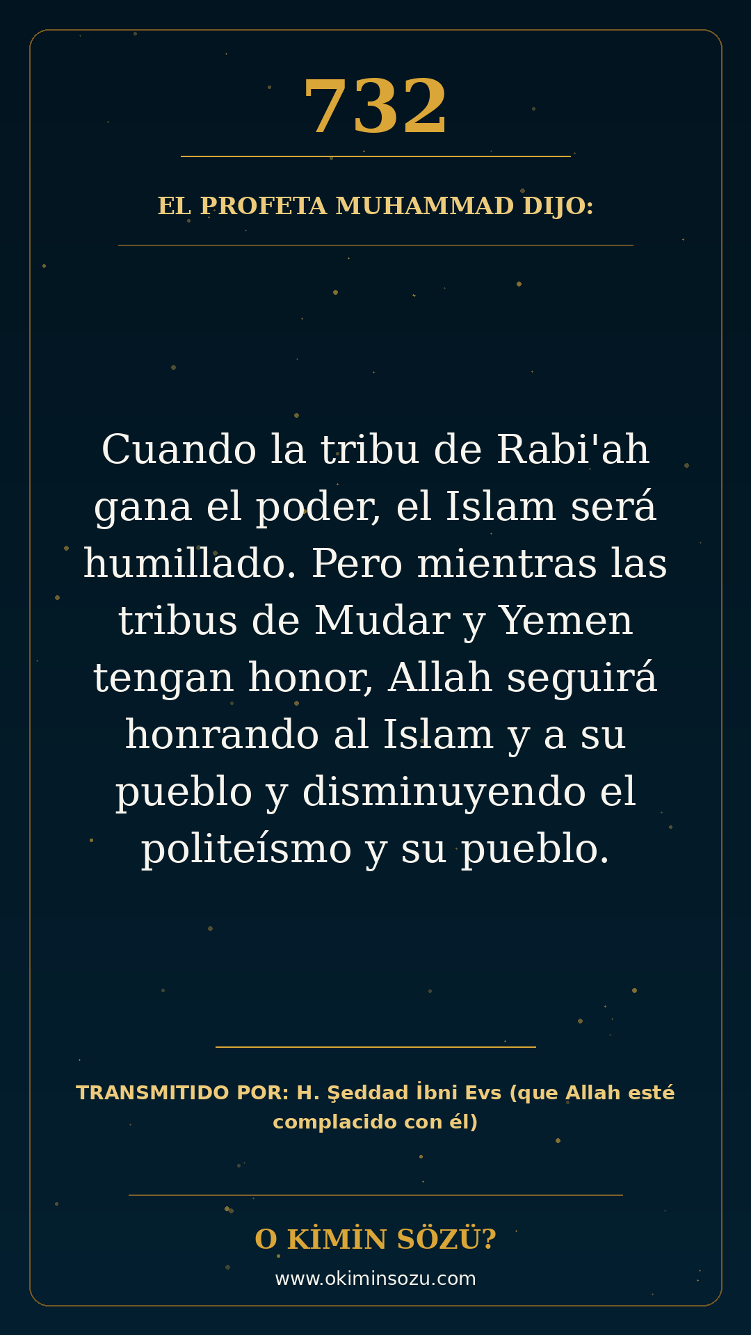 hadis 0732 es