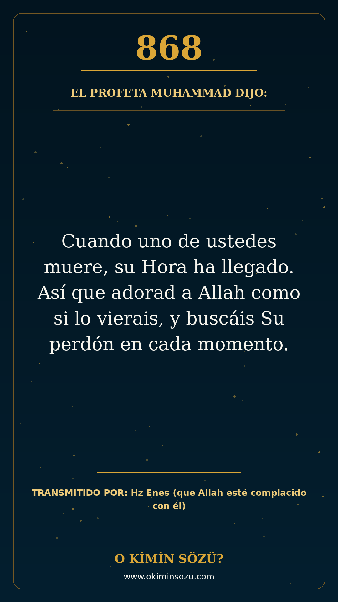 hadis 0868 es