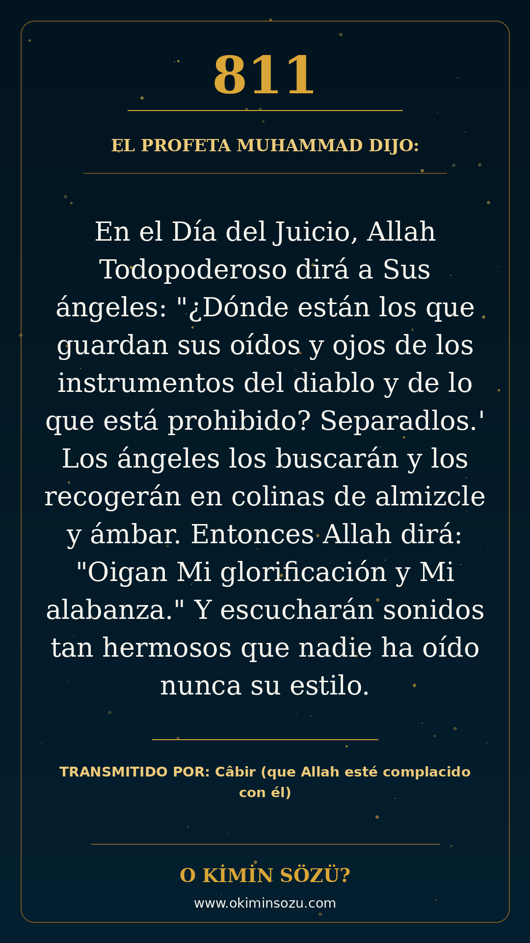 hadis 0811 es