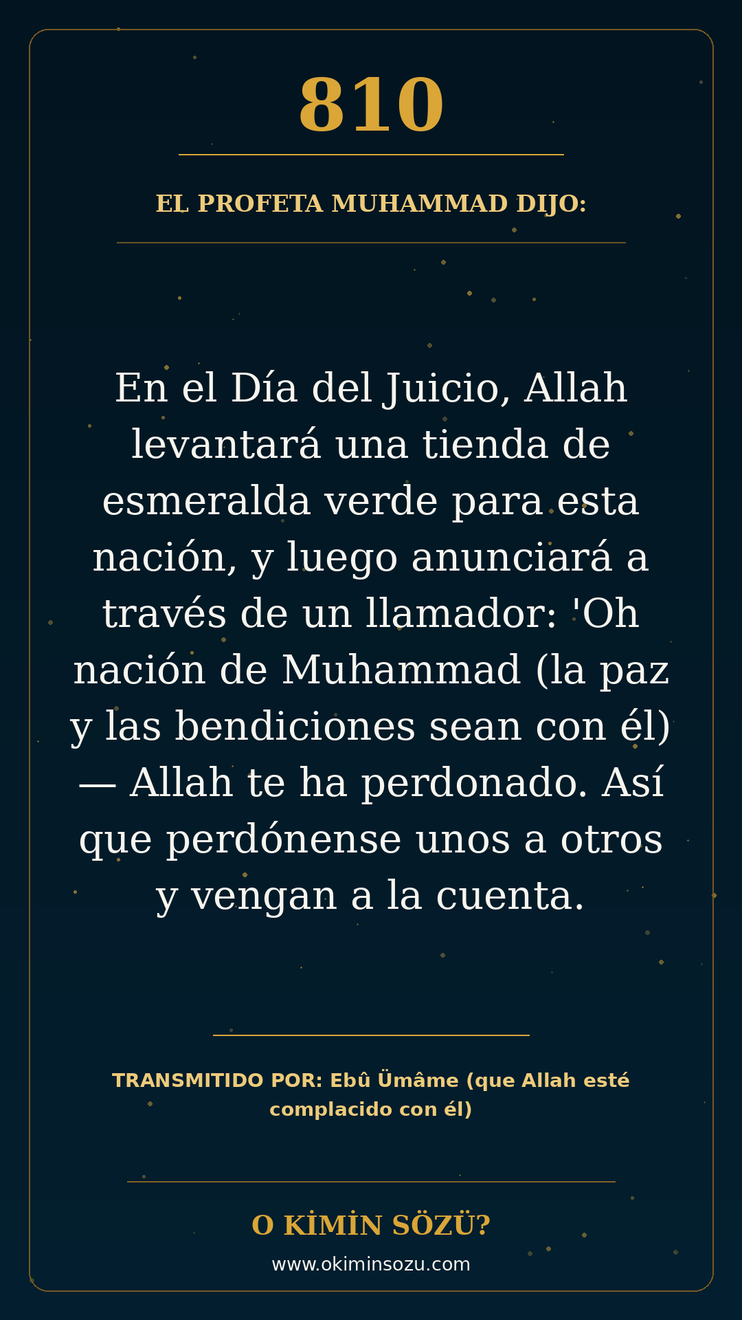 hadis 0810 es