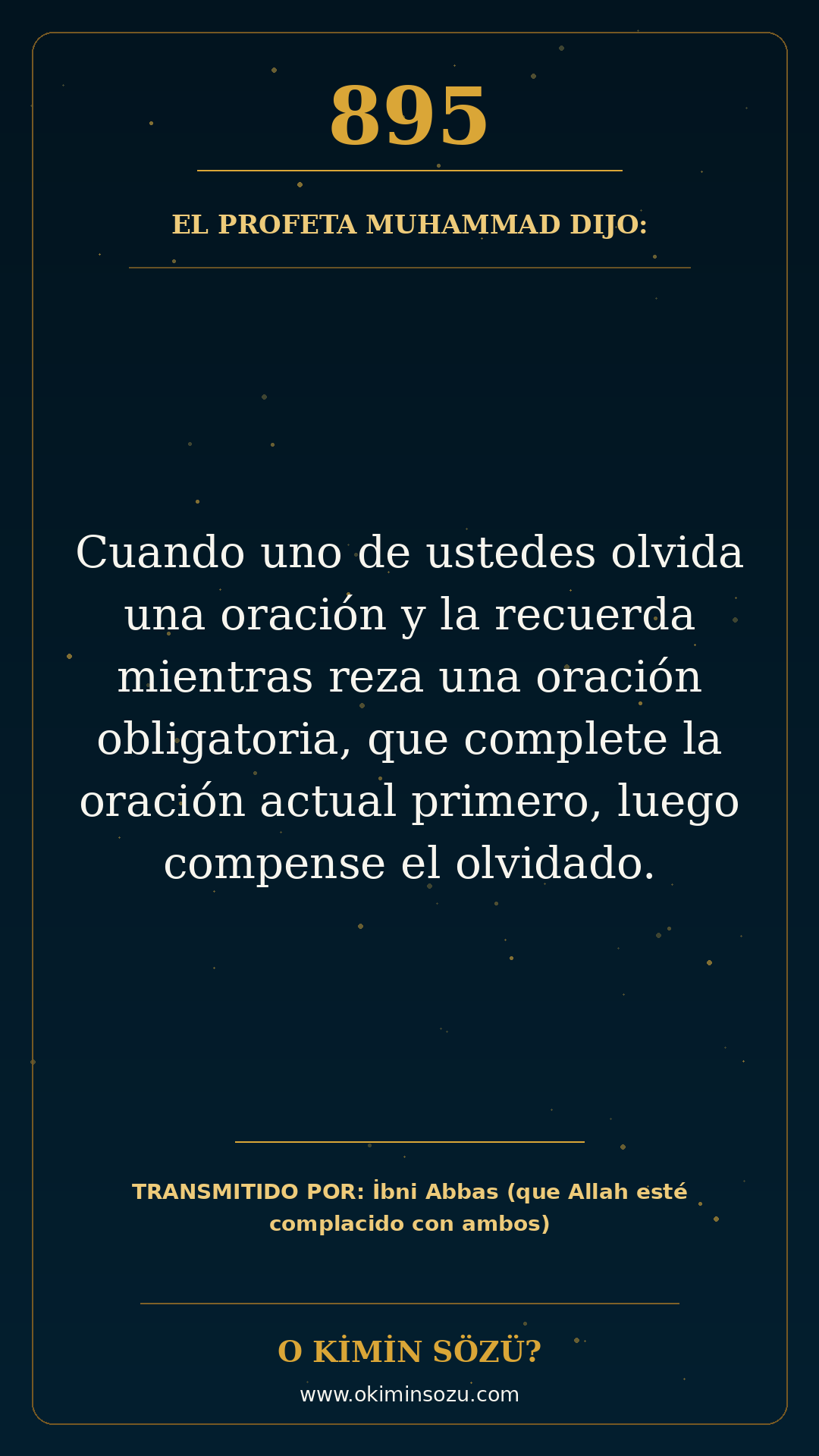 hadis 0895 es