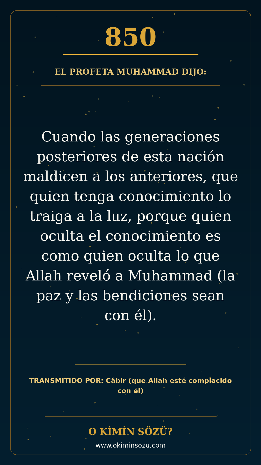 hadis 0850 es