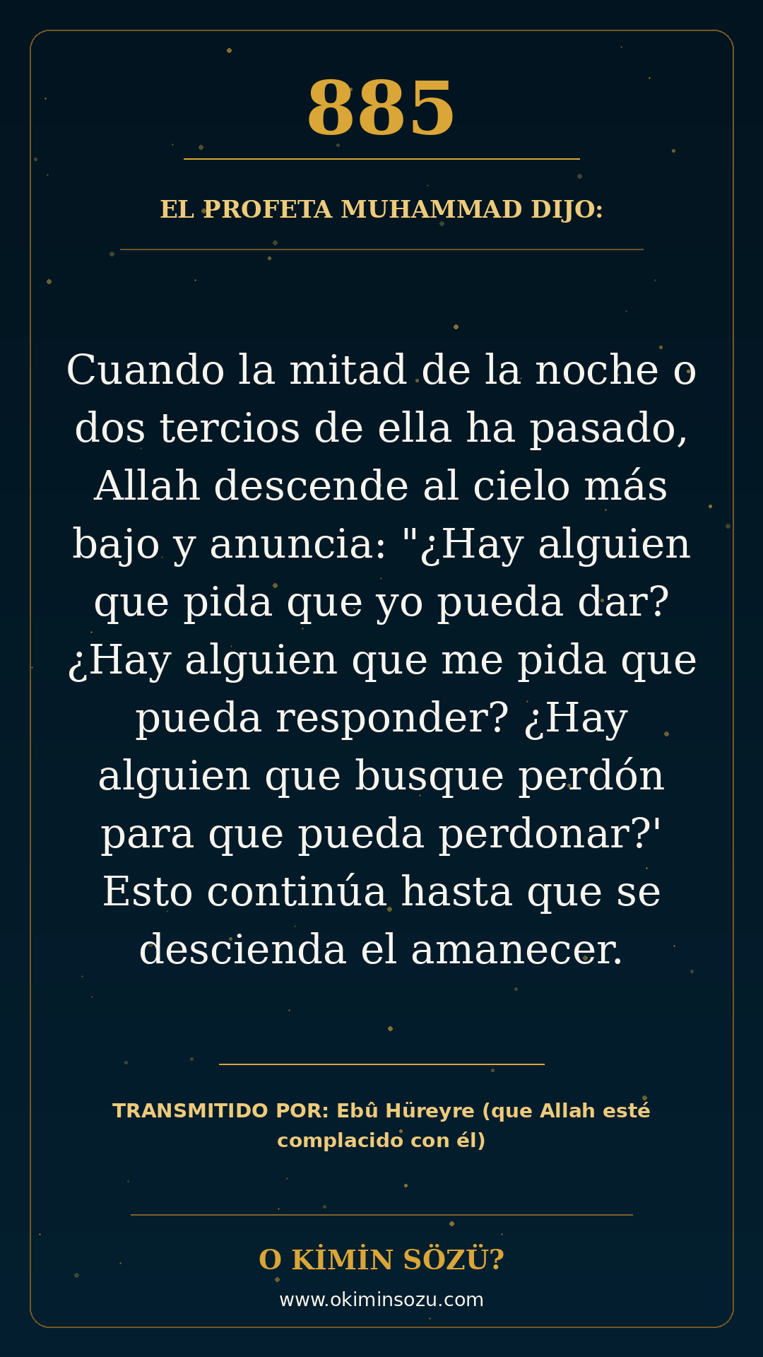 hadis 0885 es