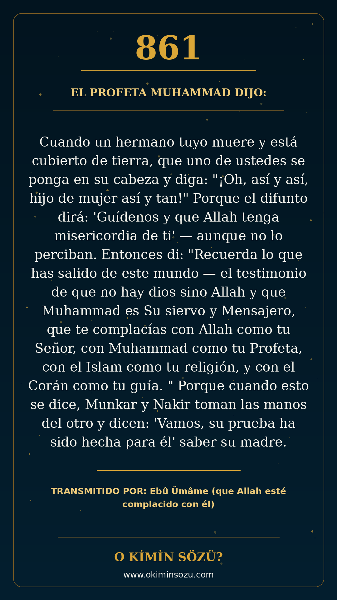 hadis 0861 es