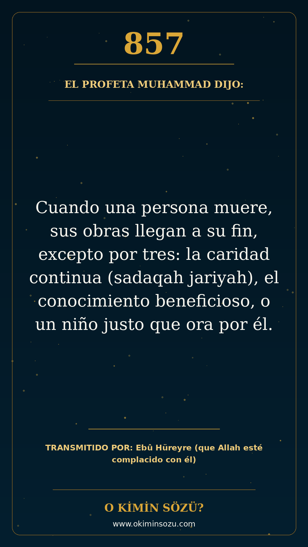 hadis 0857 es