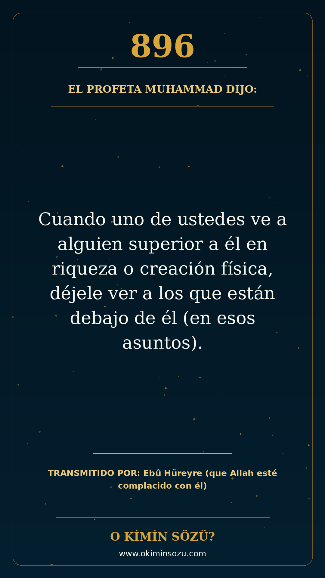 hadis 0896 es