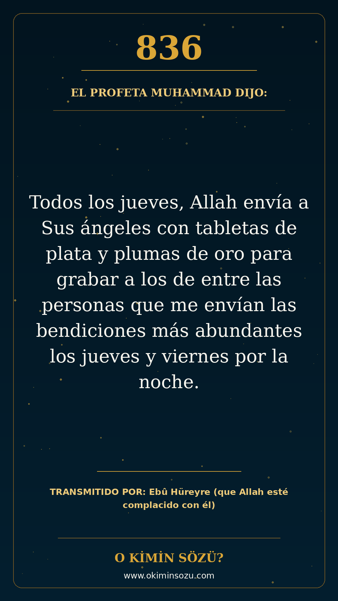hadis 0836 es