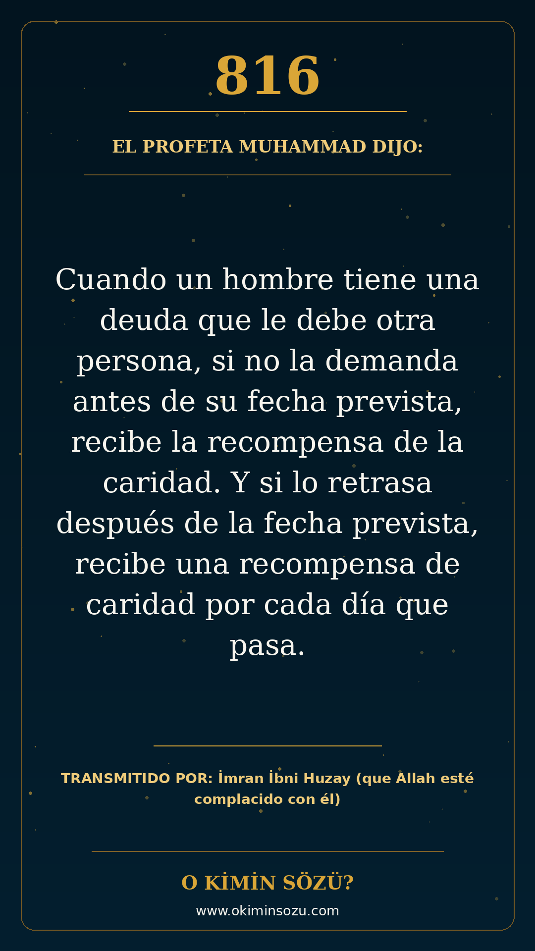 hadis 0816 es