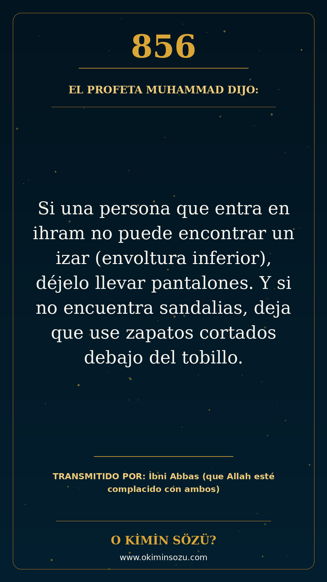 hadis 0856 es