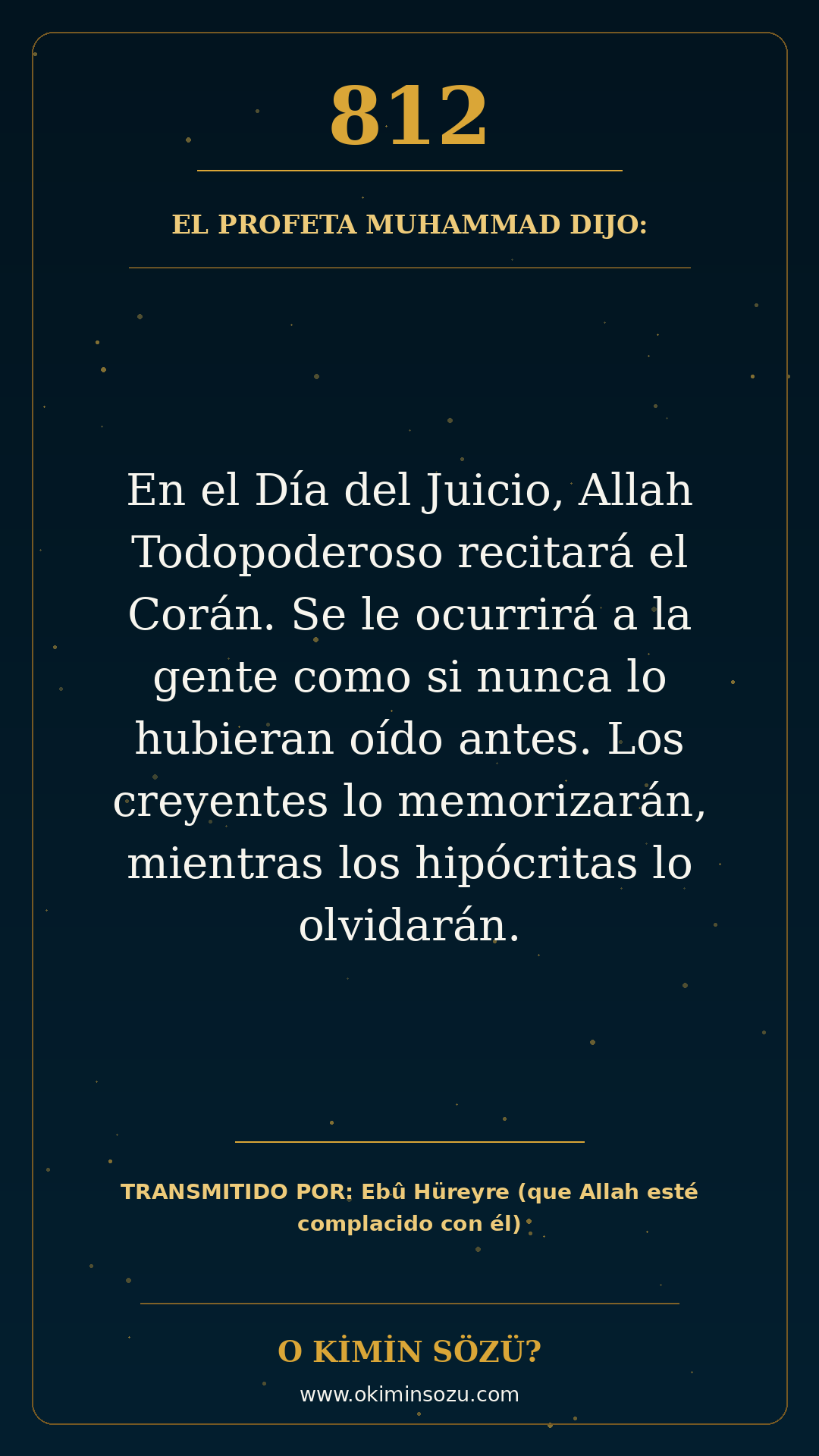 hadis 0812 es