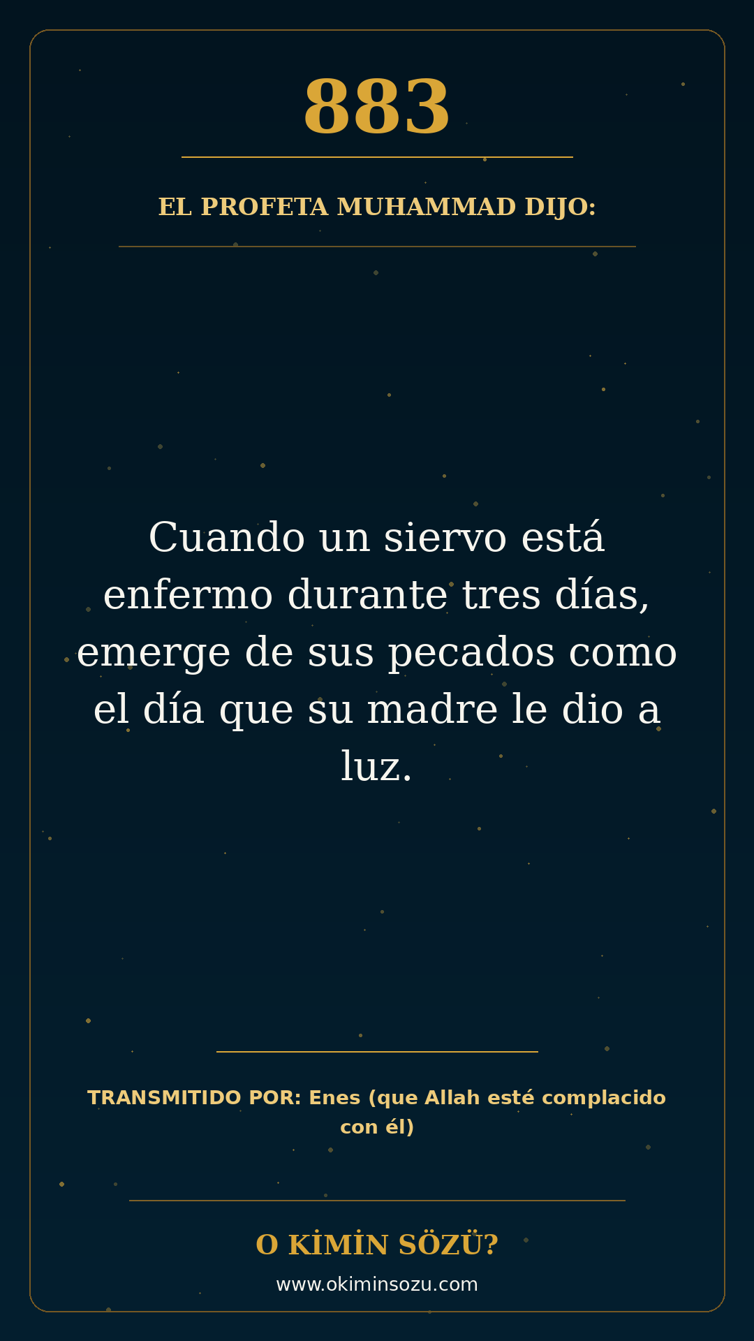 hadis 0883 es