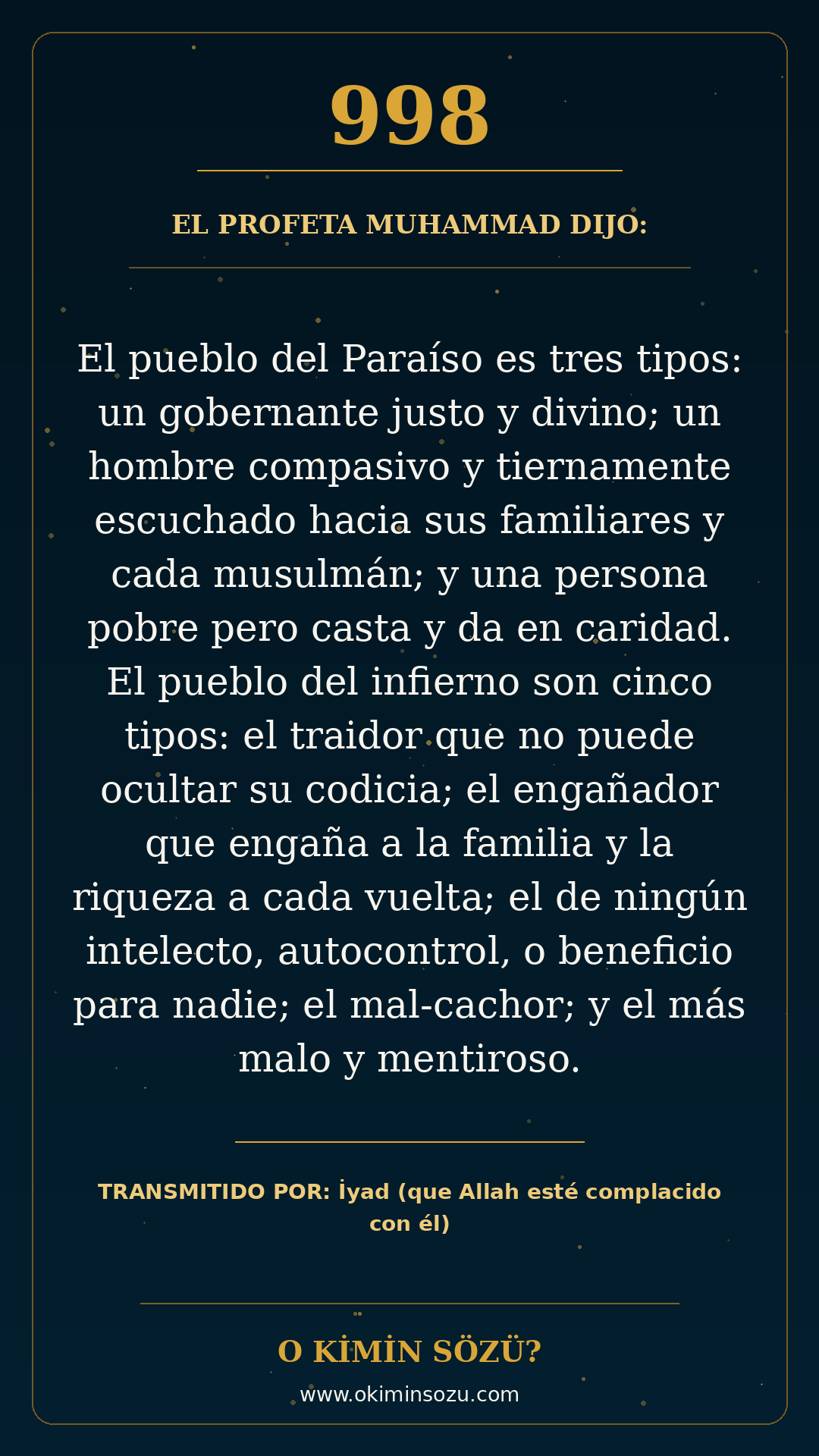 hadis 0998 es