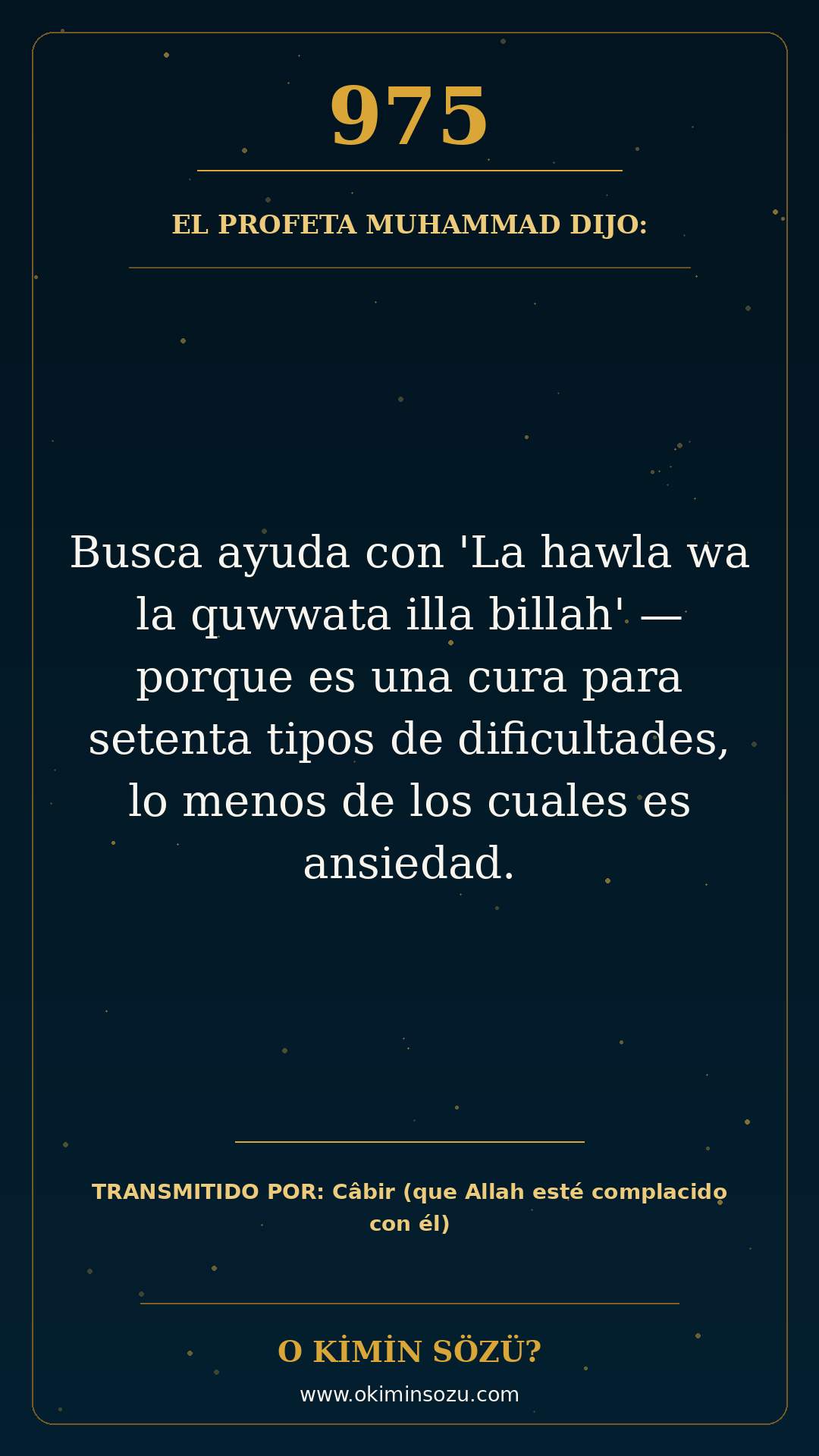 hadis 0975 es