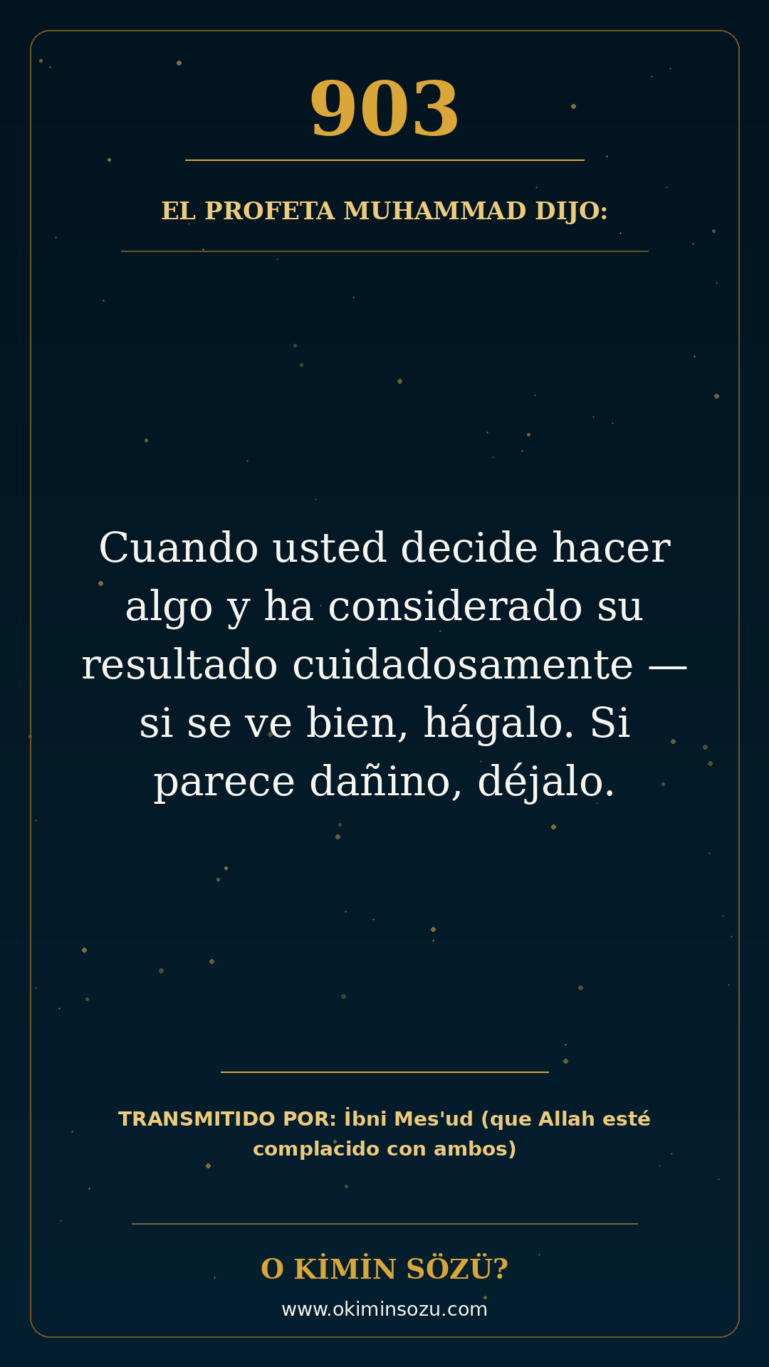 hadis 0903 es