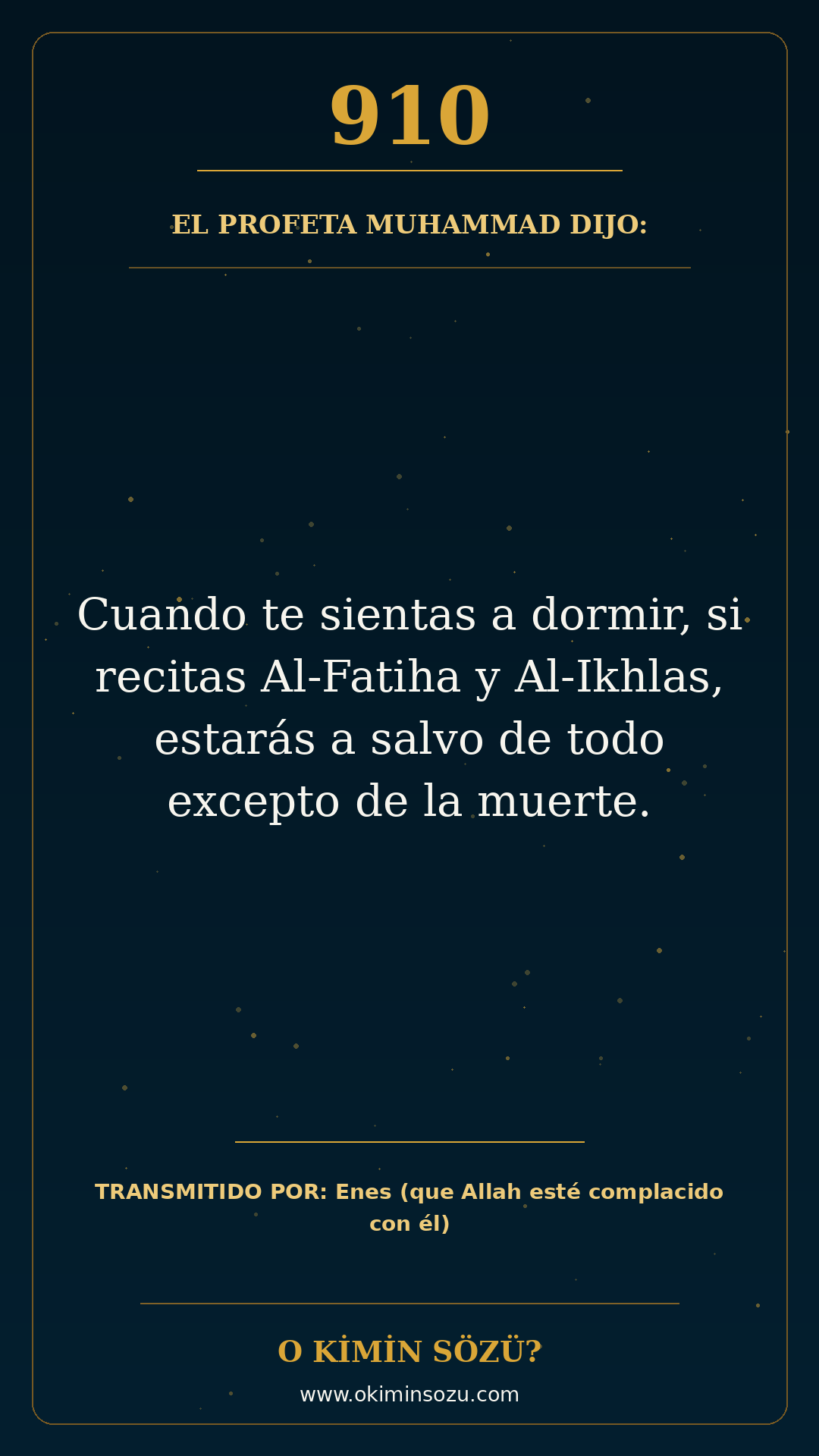 hadis 0910 es