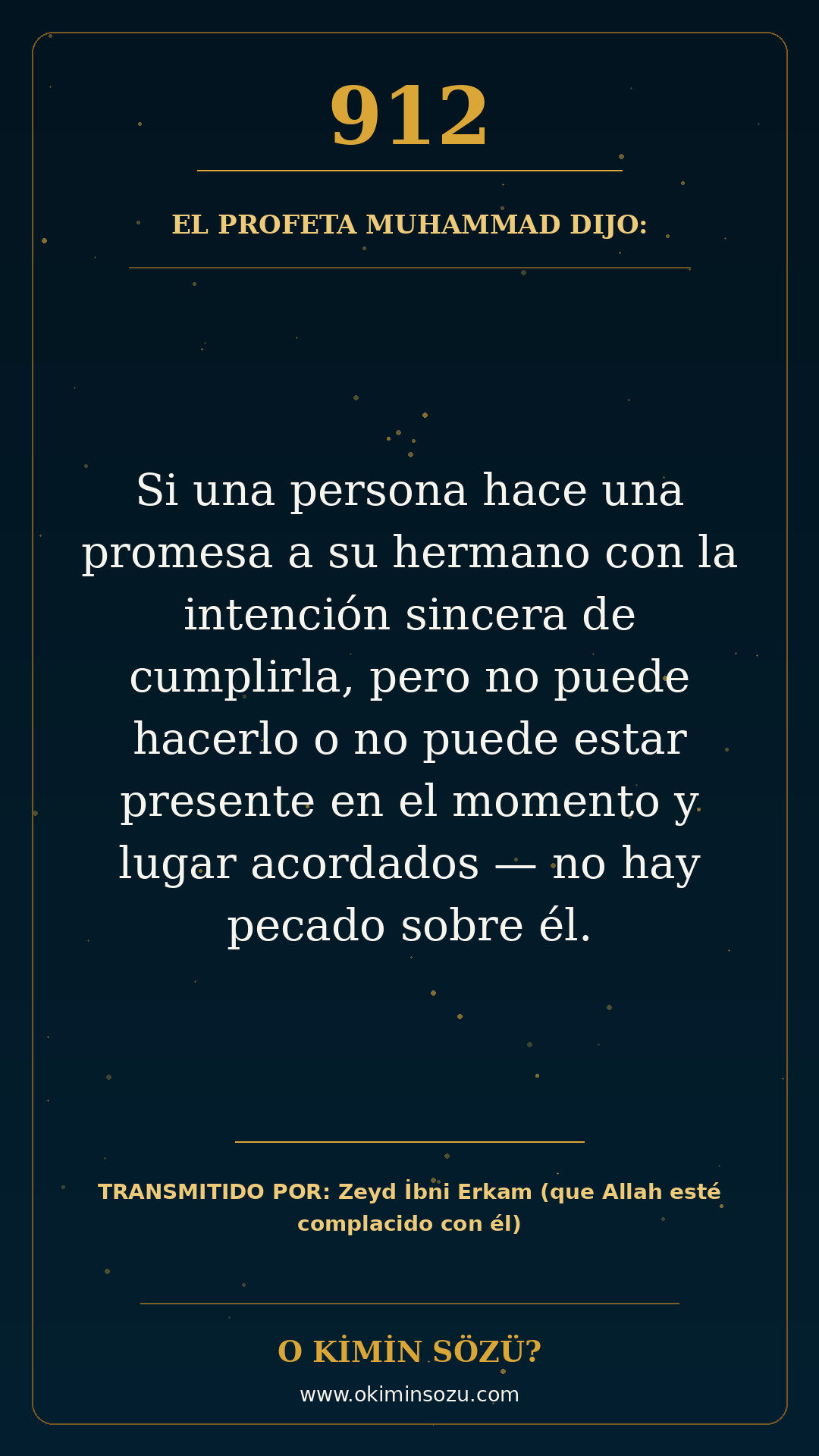 hadis 0912 es