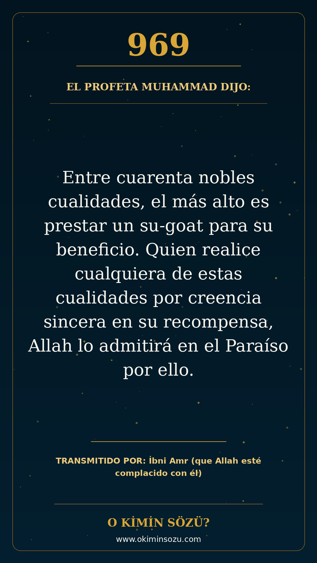 hadis 0969 es