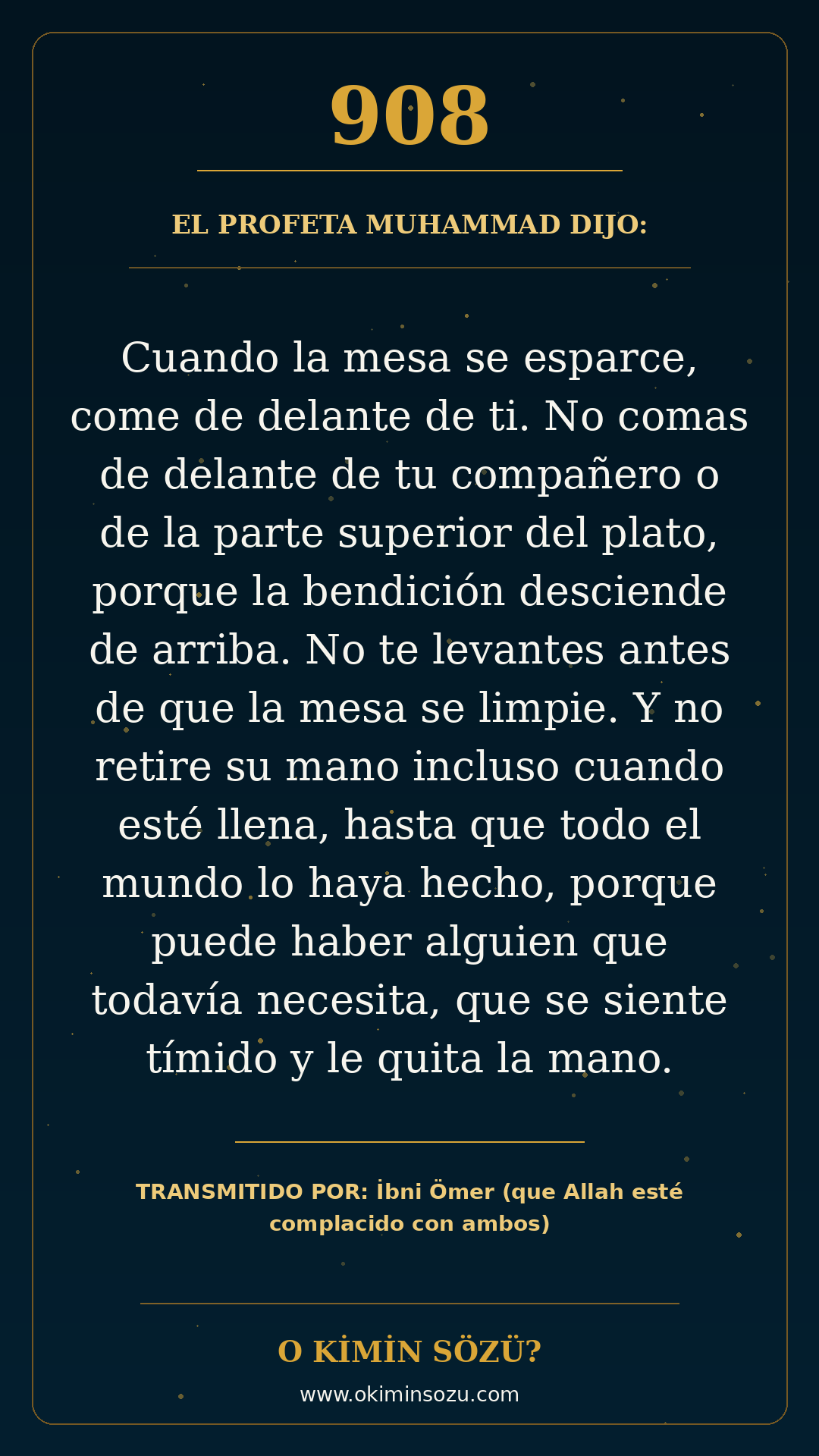 hadis 0908 es