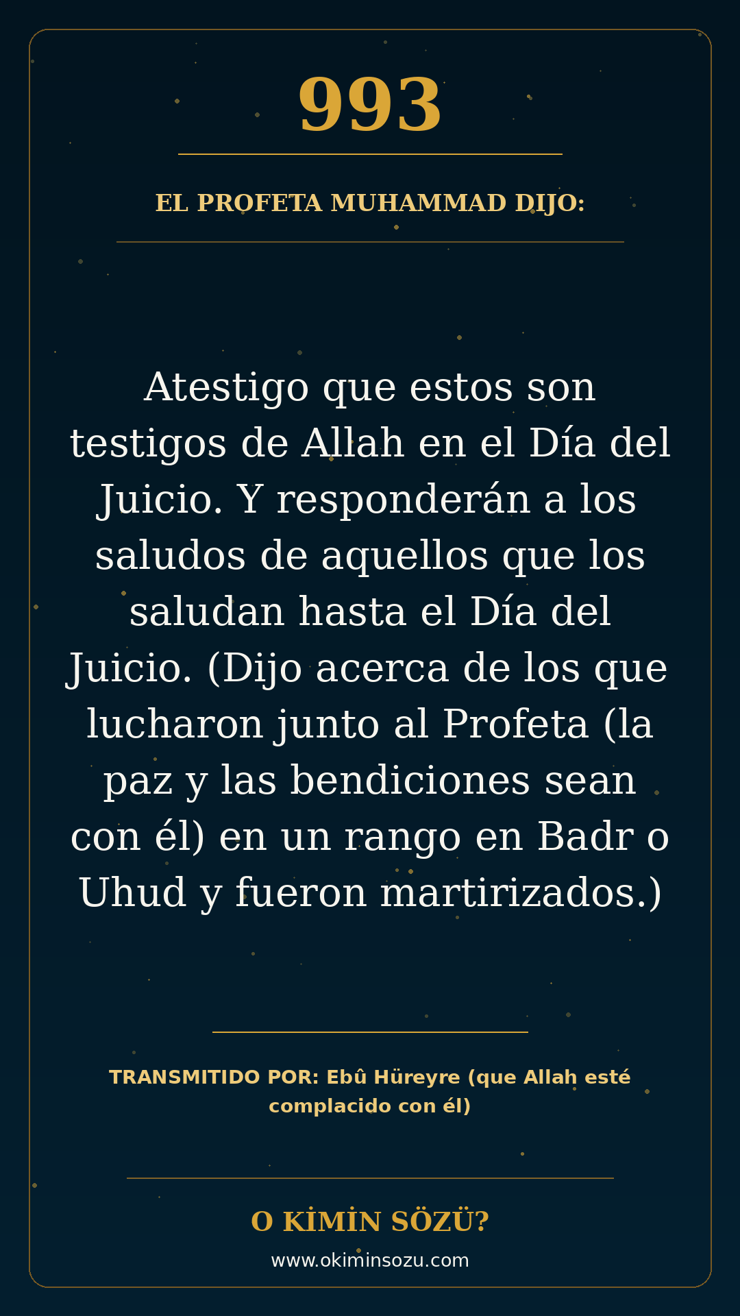 hadis 0993 es