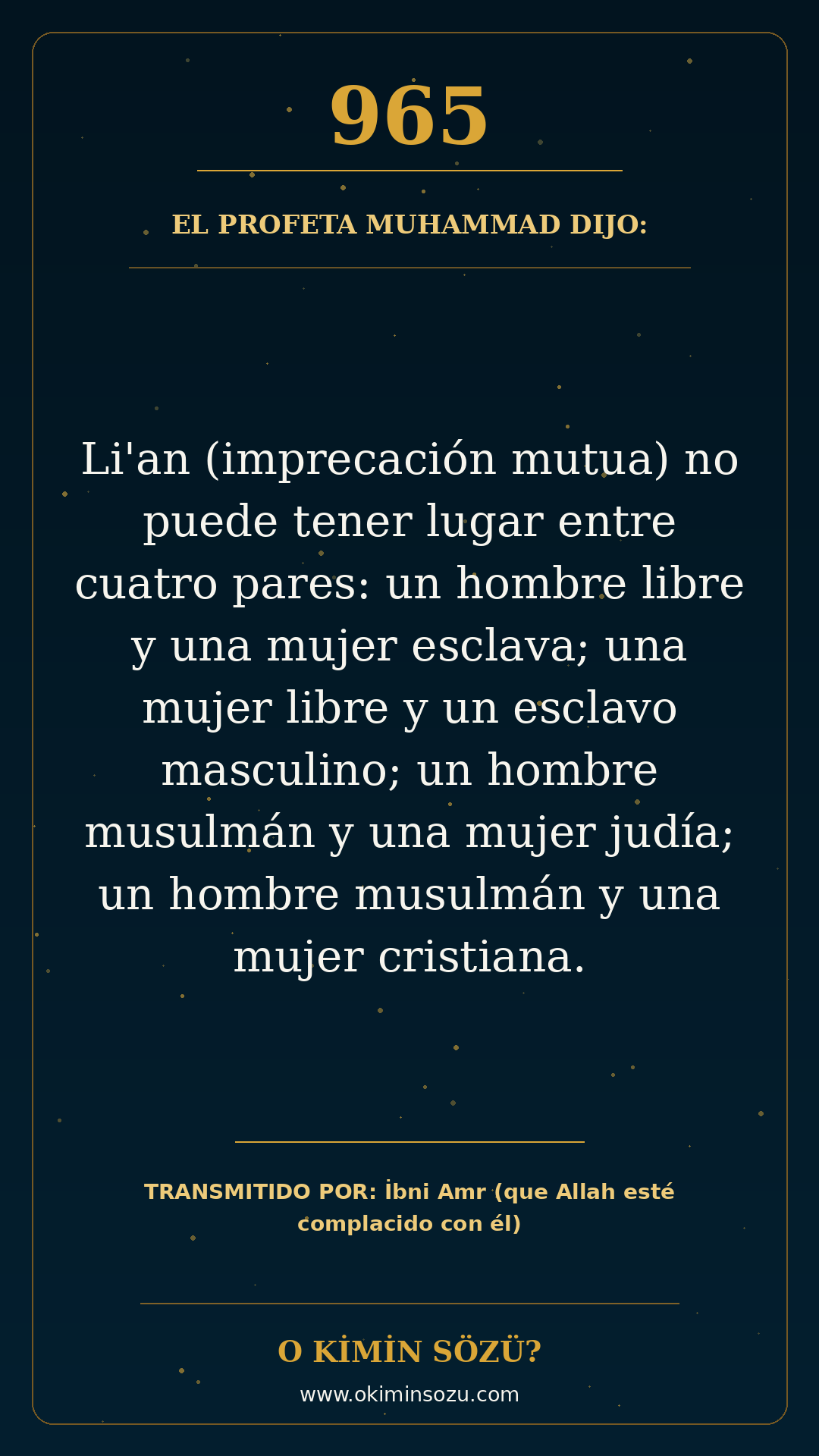 hadis 0965 es