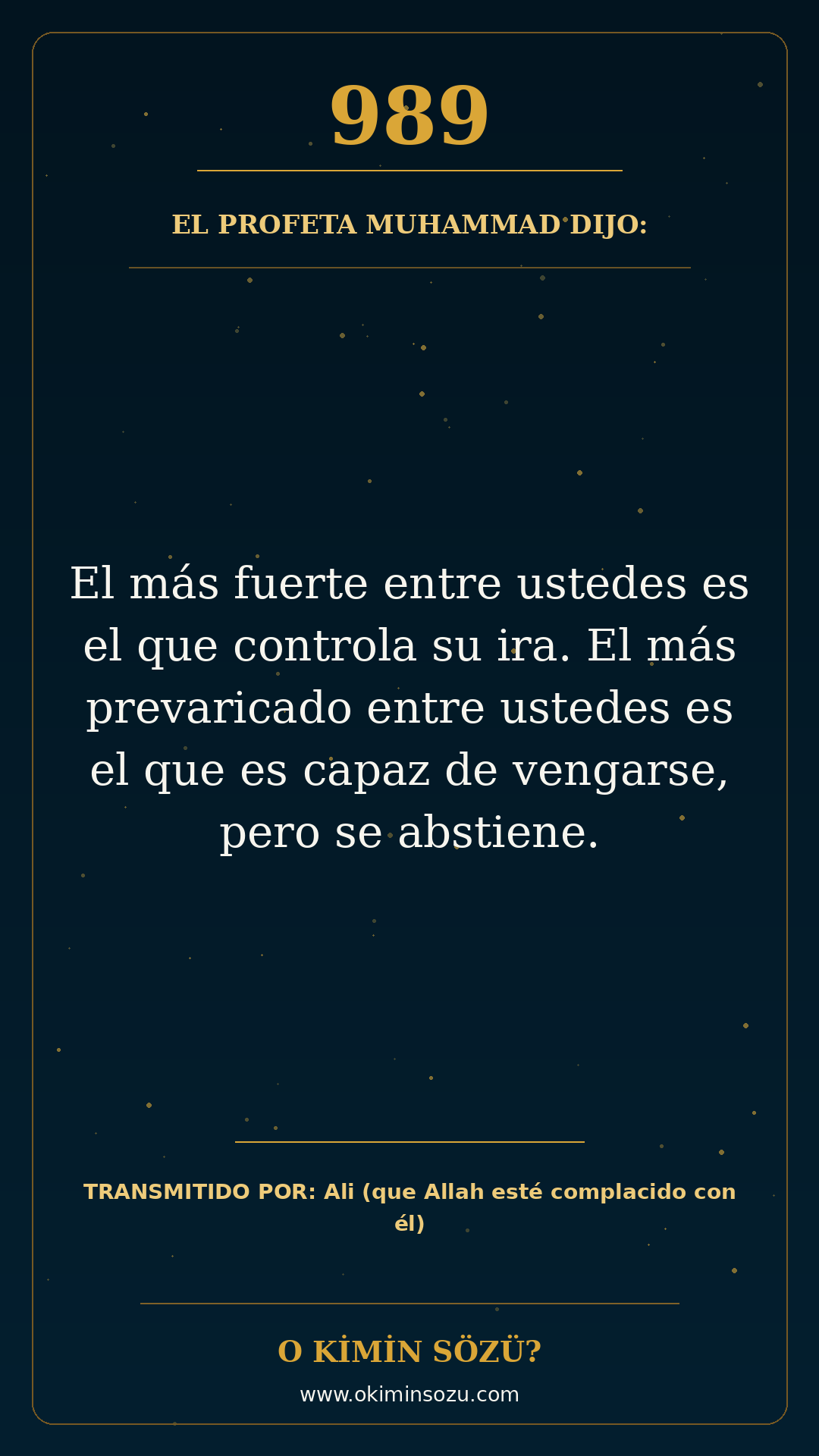 hadis 0989 es