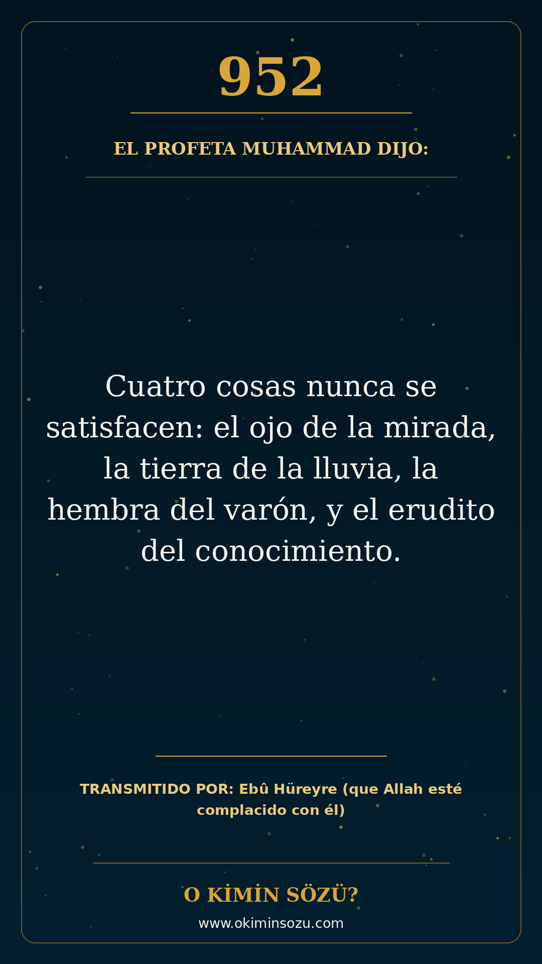 hadis 0952 es