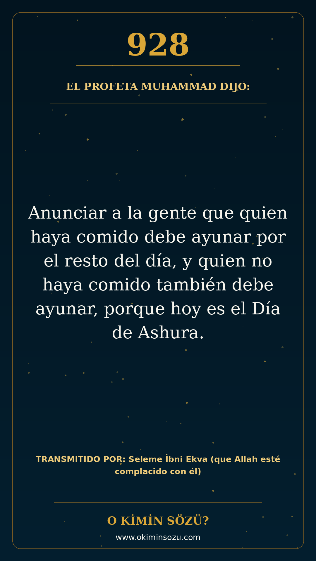 hadis 0928 es