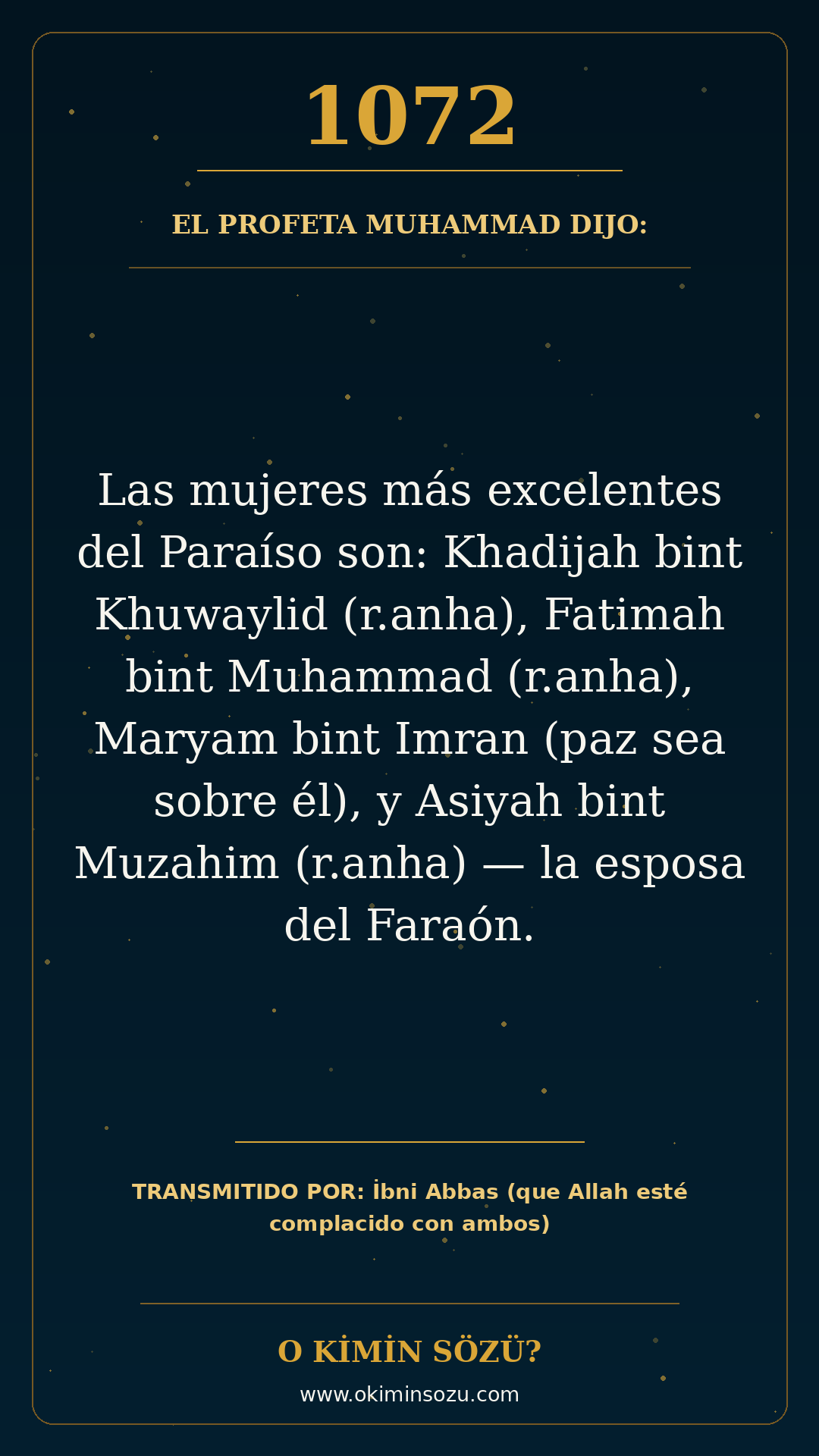 hadis 1072 es