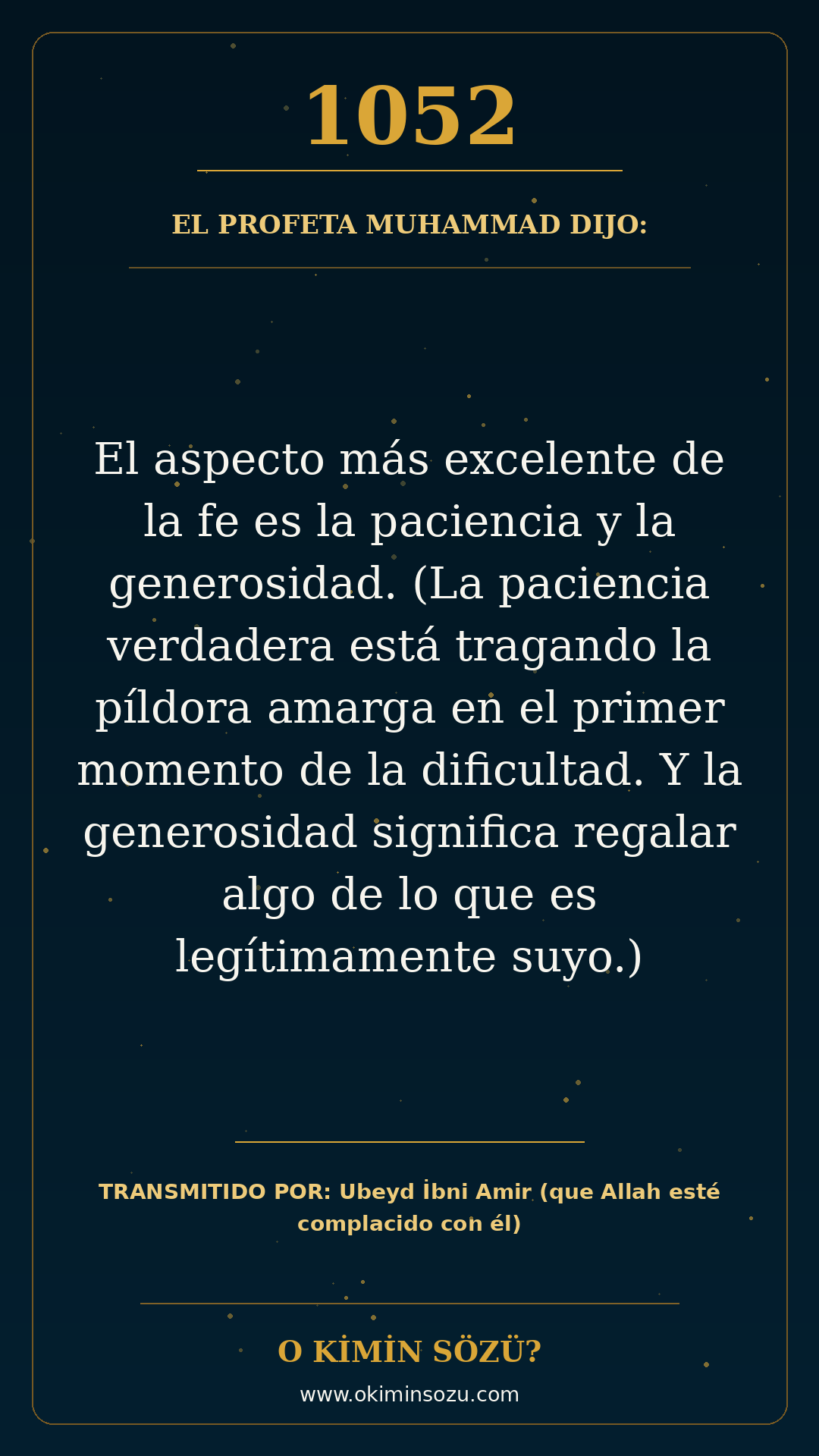 hadis 1052 es