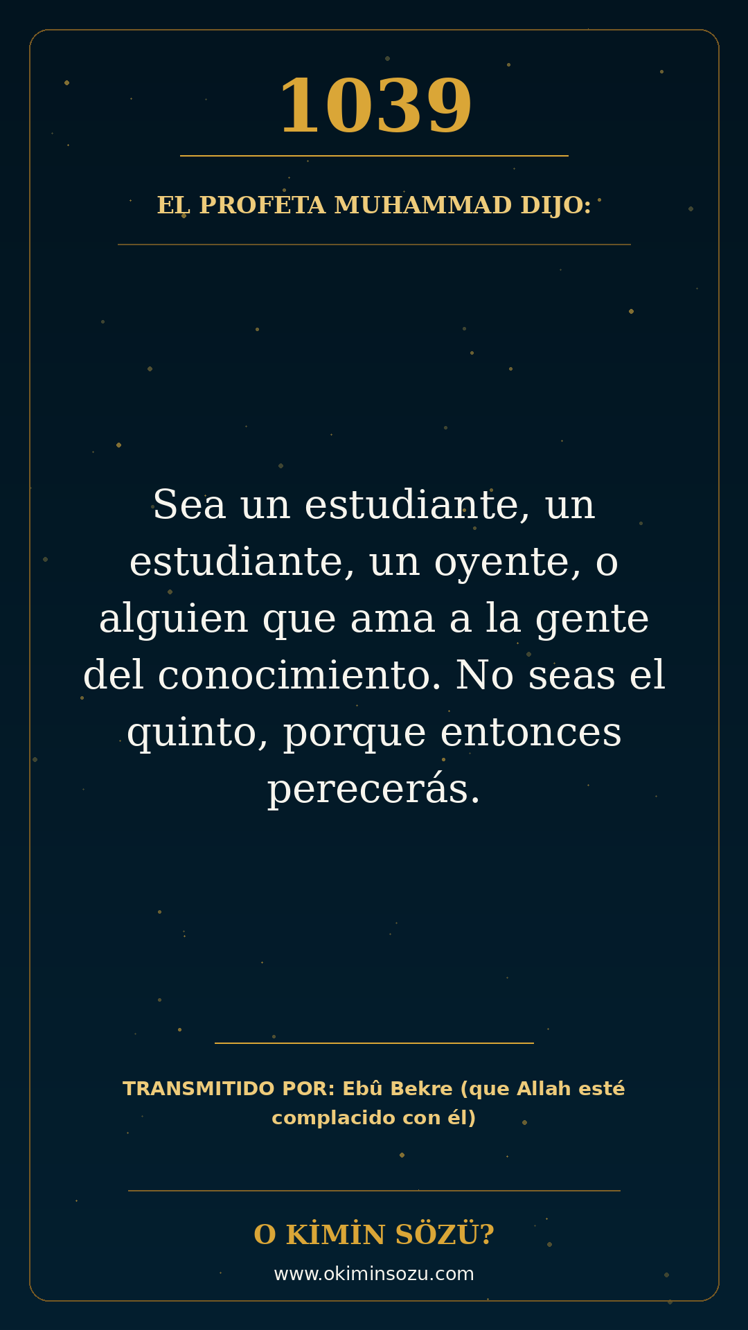 hadis 1039 es