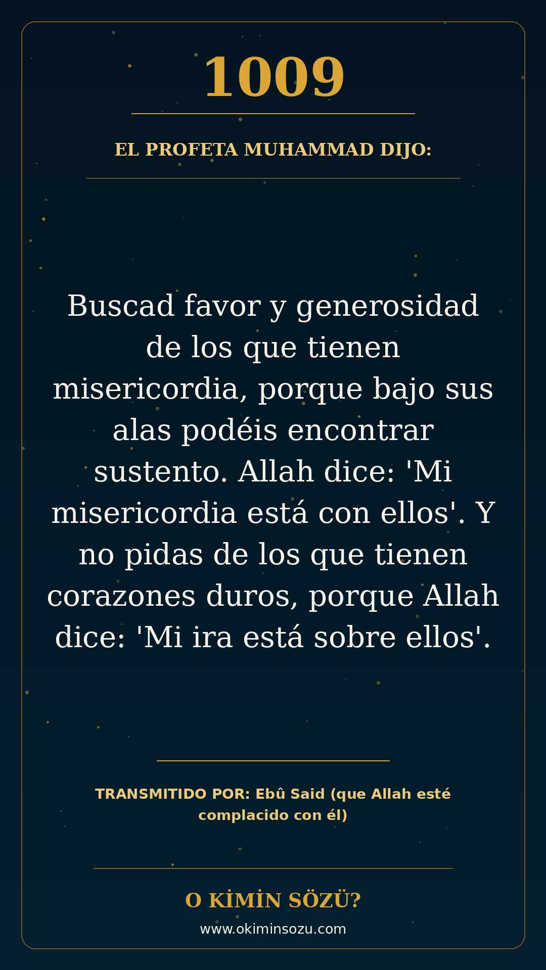 hadis 1009 es
