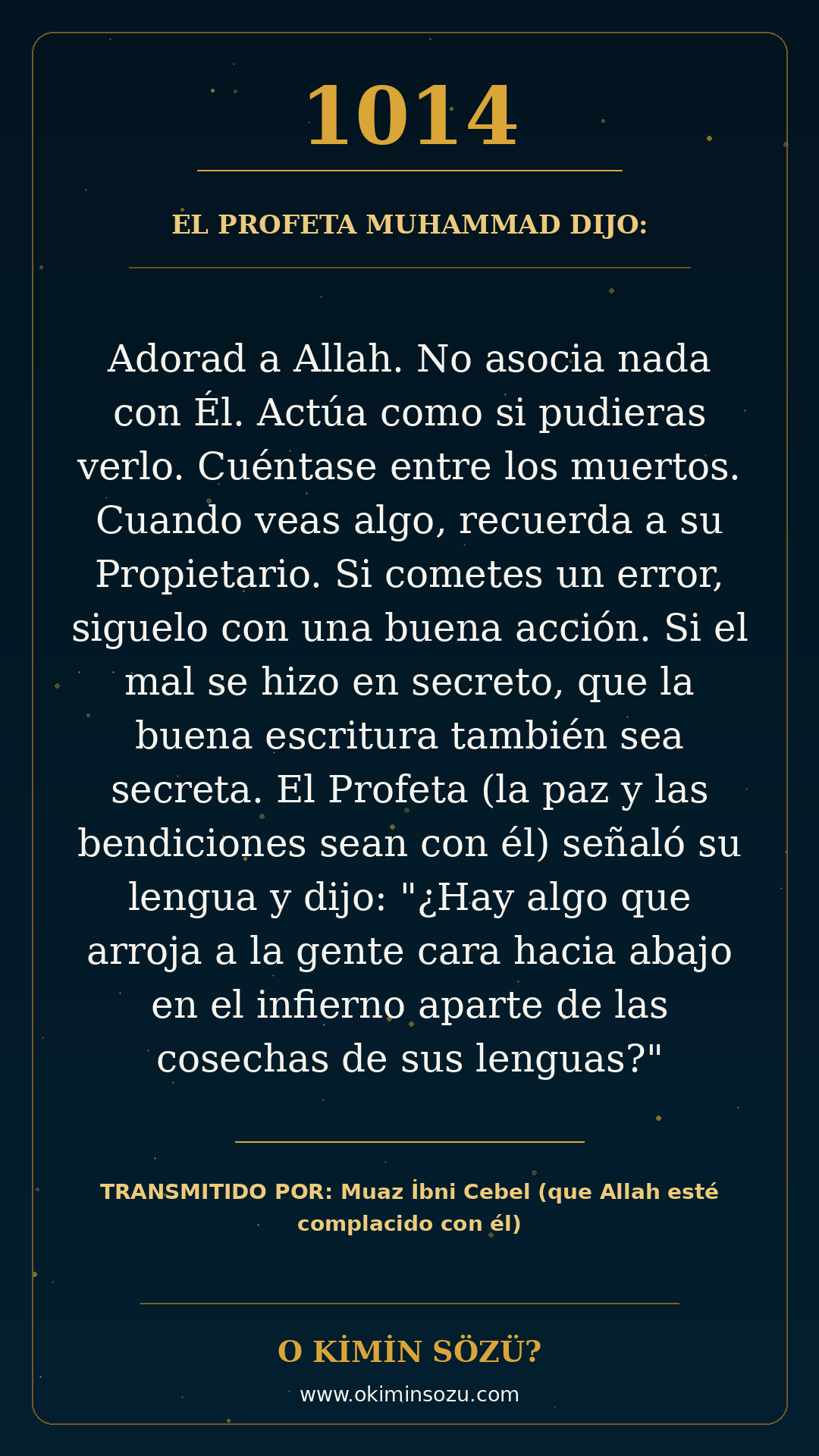 hadis 1014 es