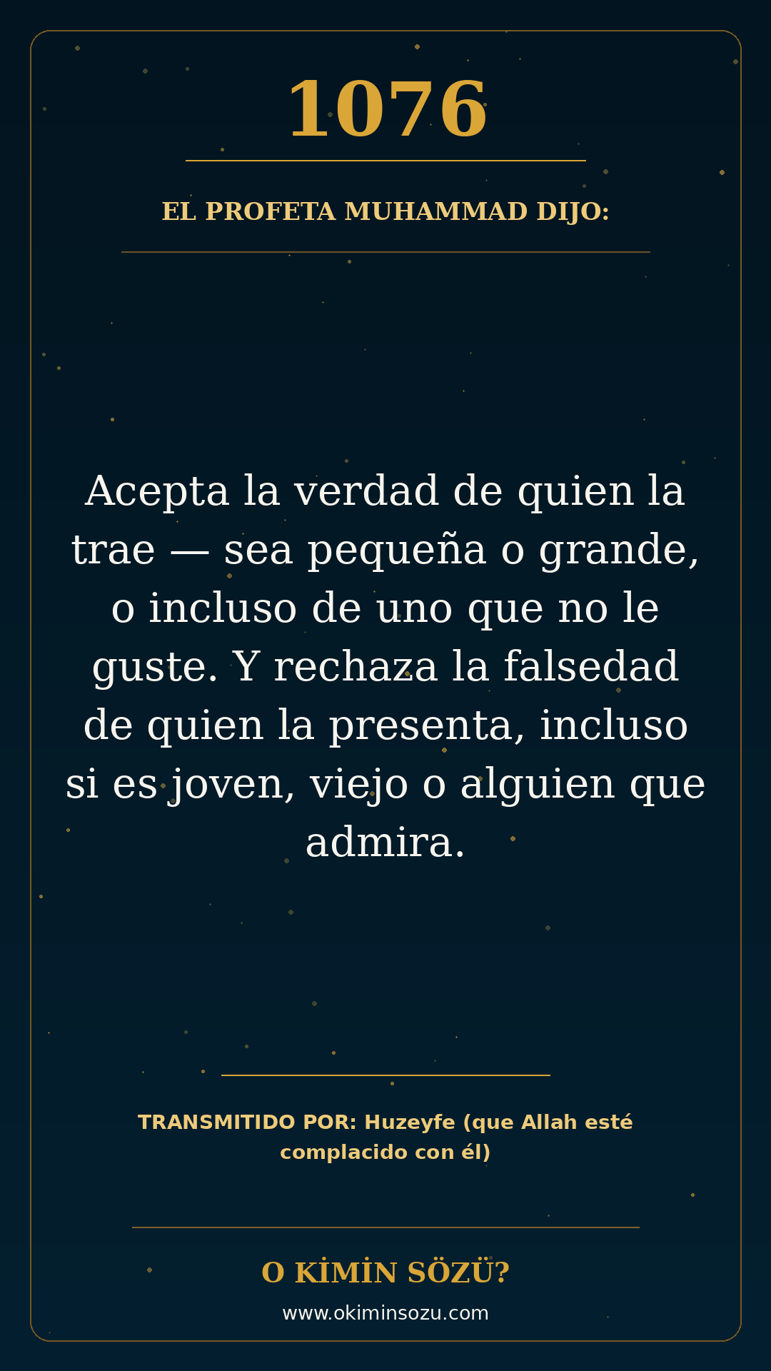 hadis 1076 es